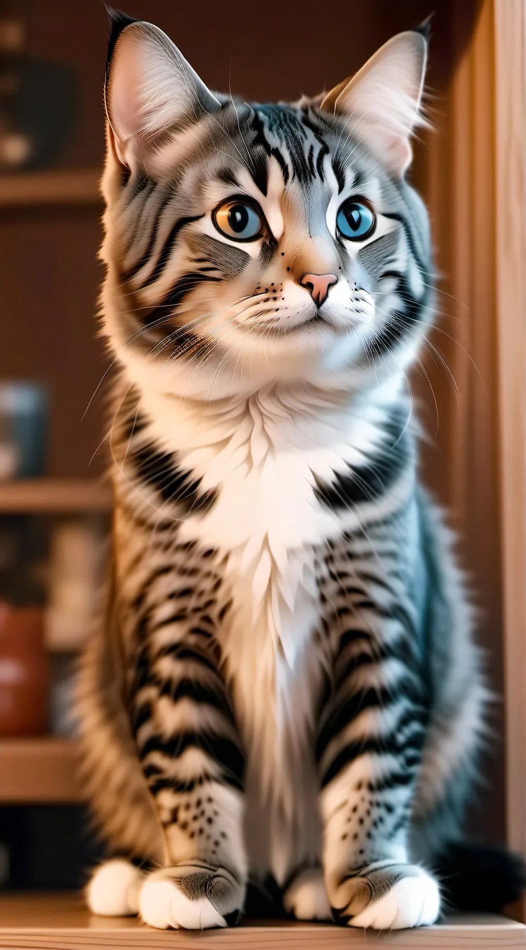 ai character: Gray'sand~ background