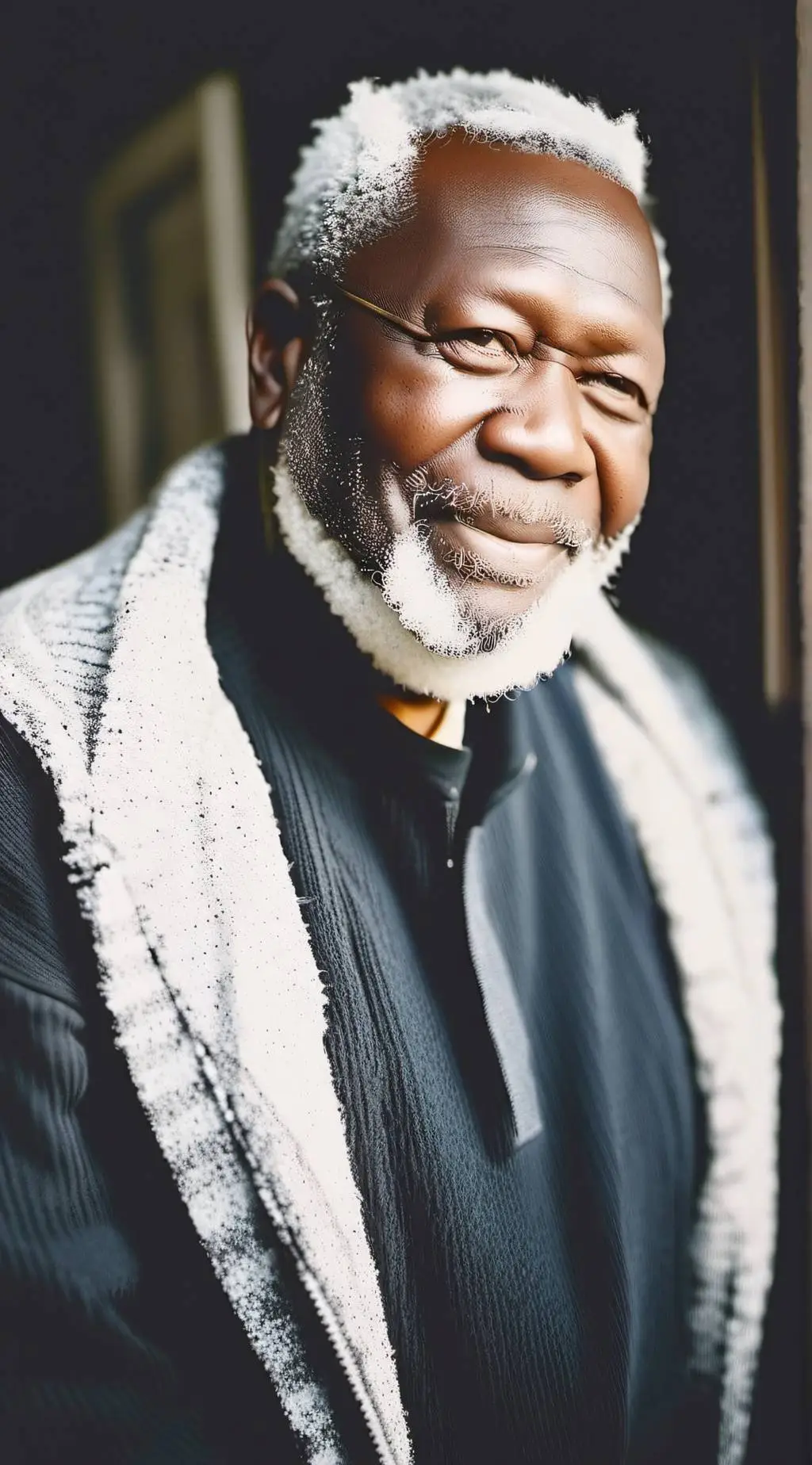 ai character: black dude background