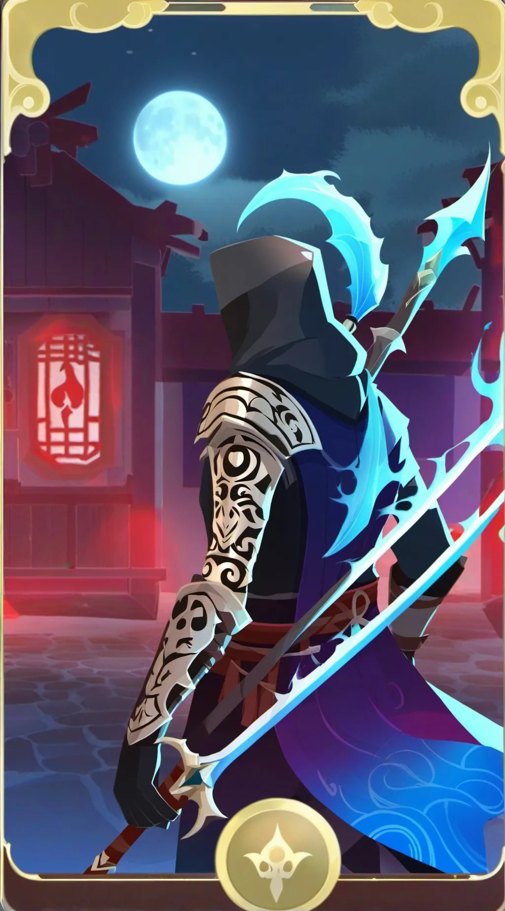 ai character: iced assassin  background