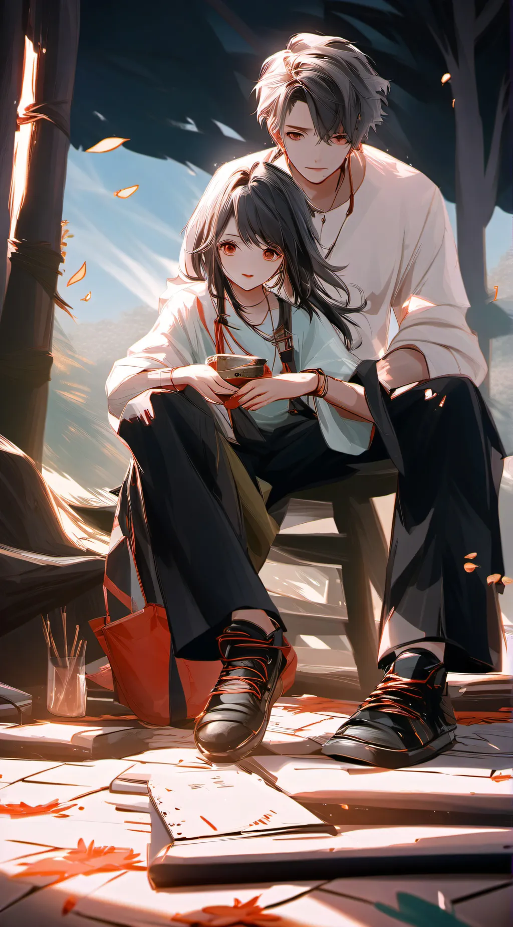 ai character: ranks background