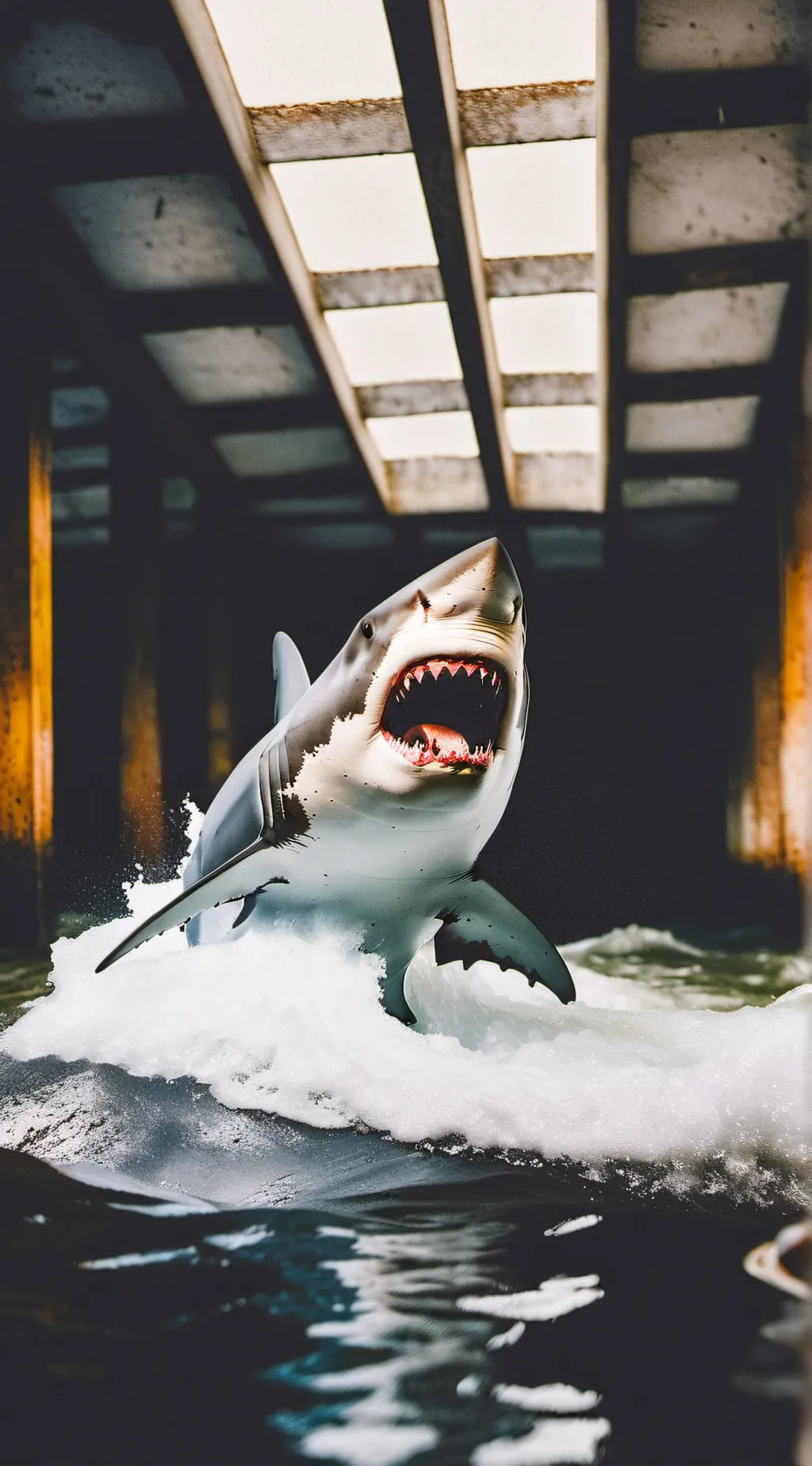 ai character: SHARK background