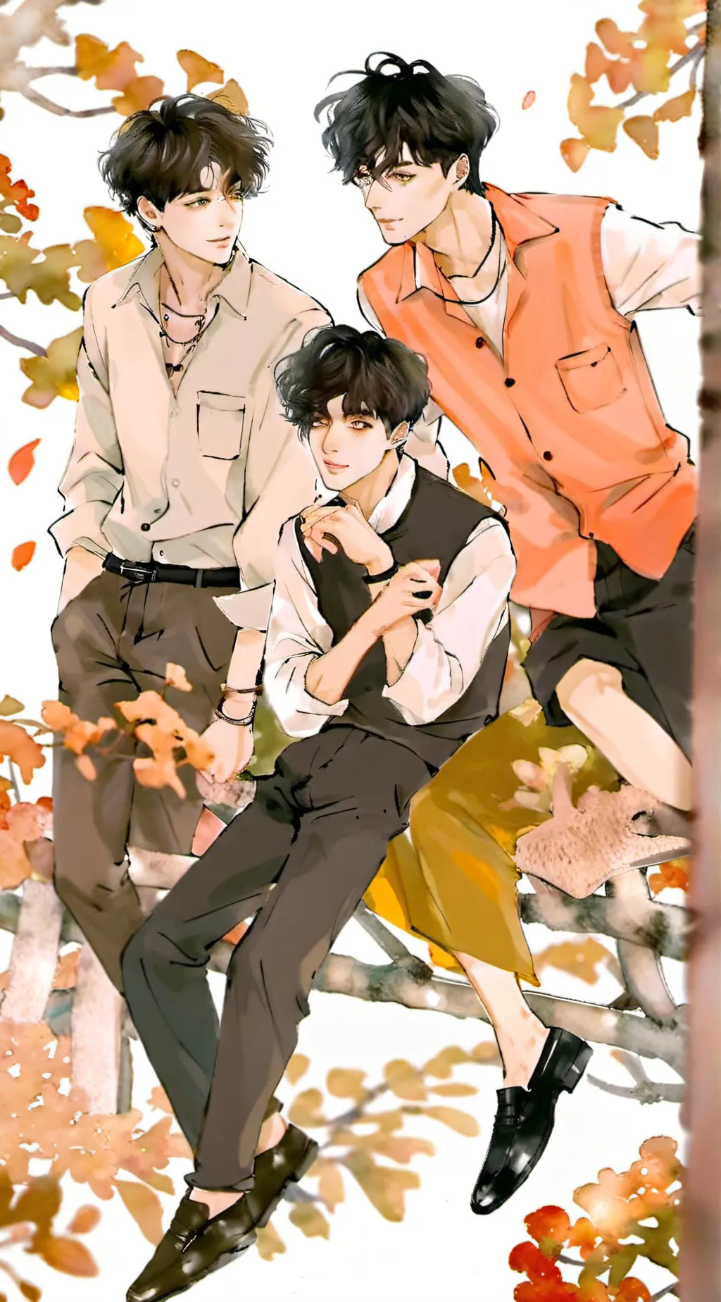 ai character: Sturniolo triplets background