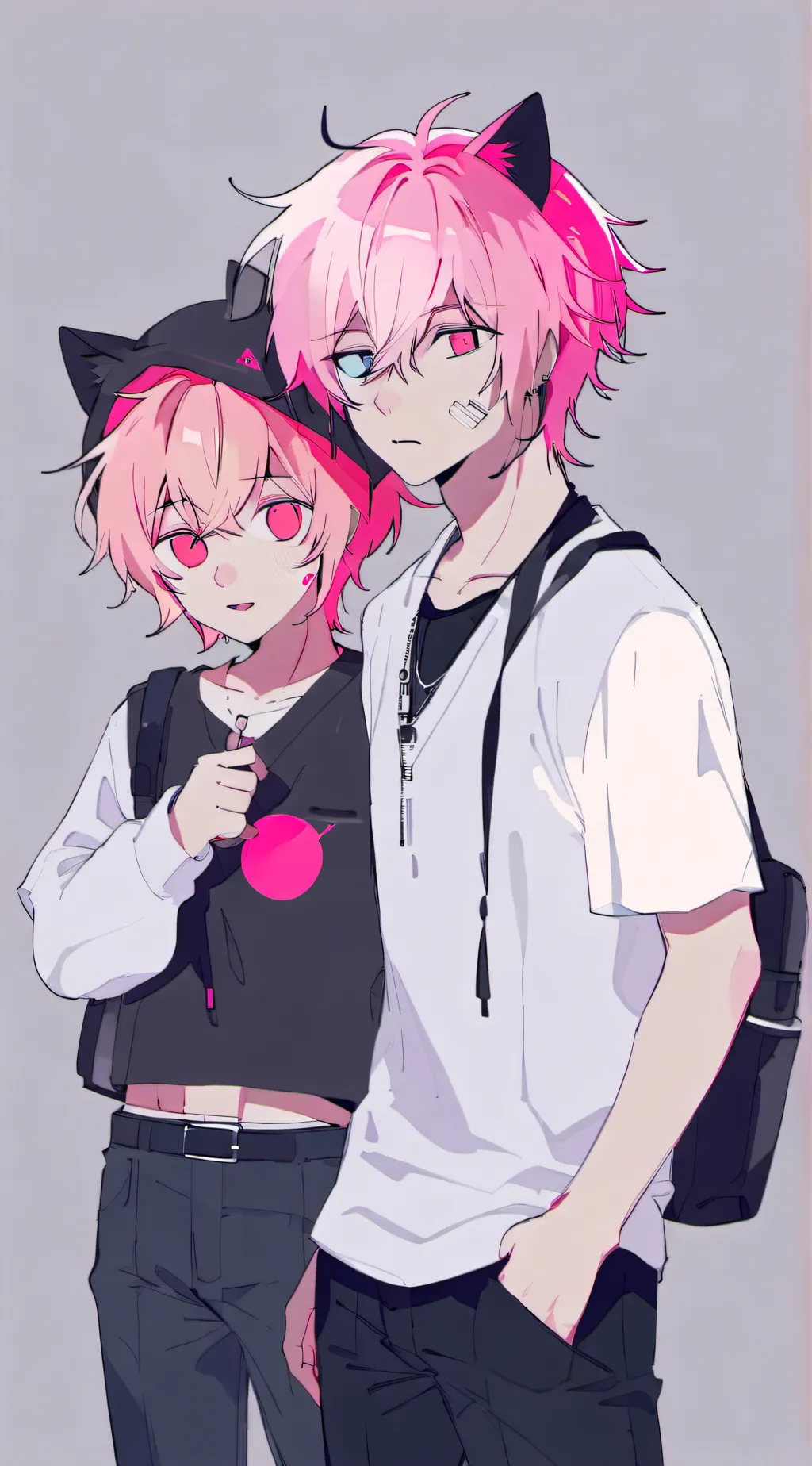 ai character: Leo & Milo background