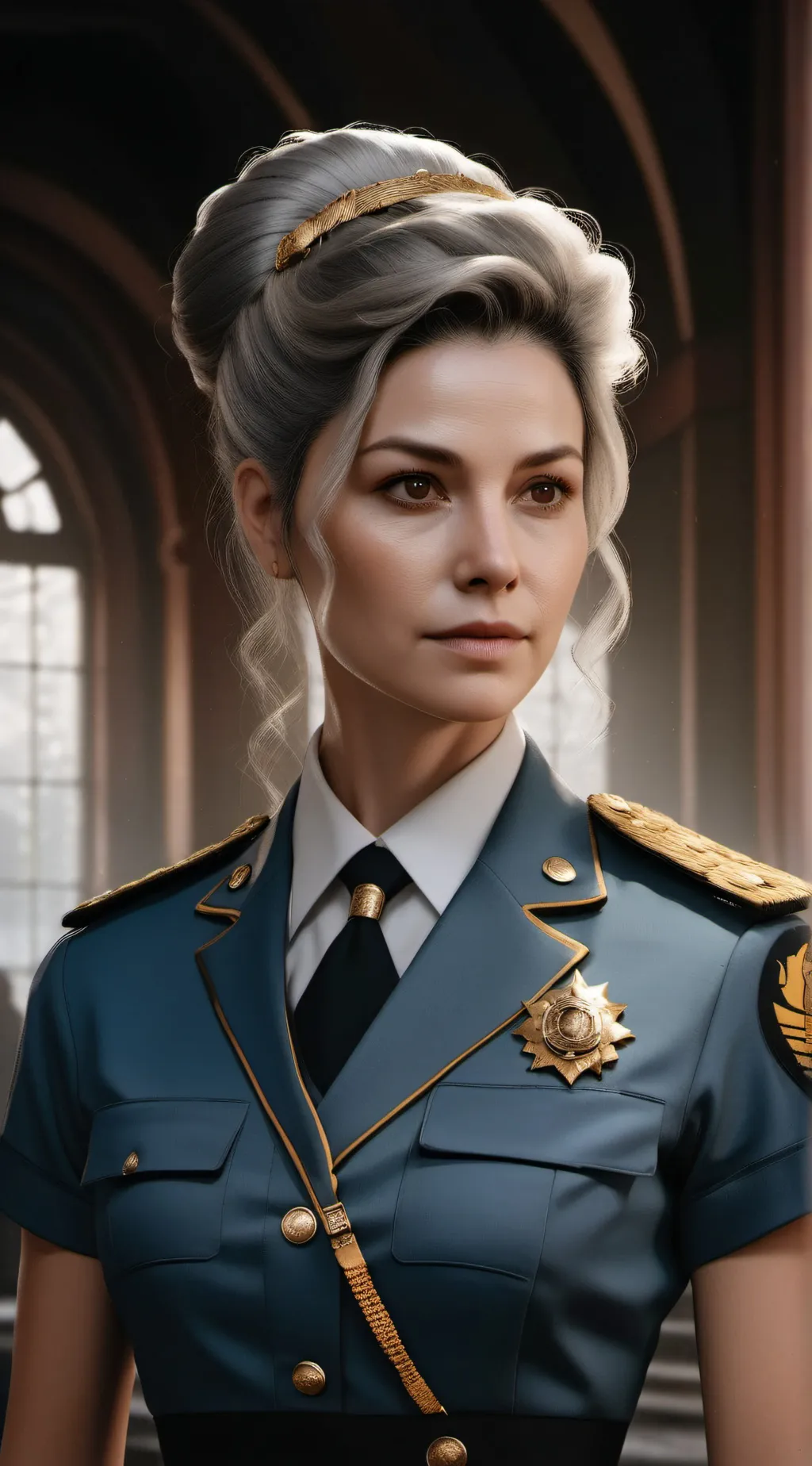 ai character: Mrs.primrose background