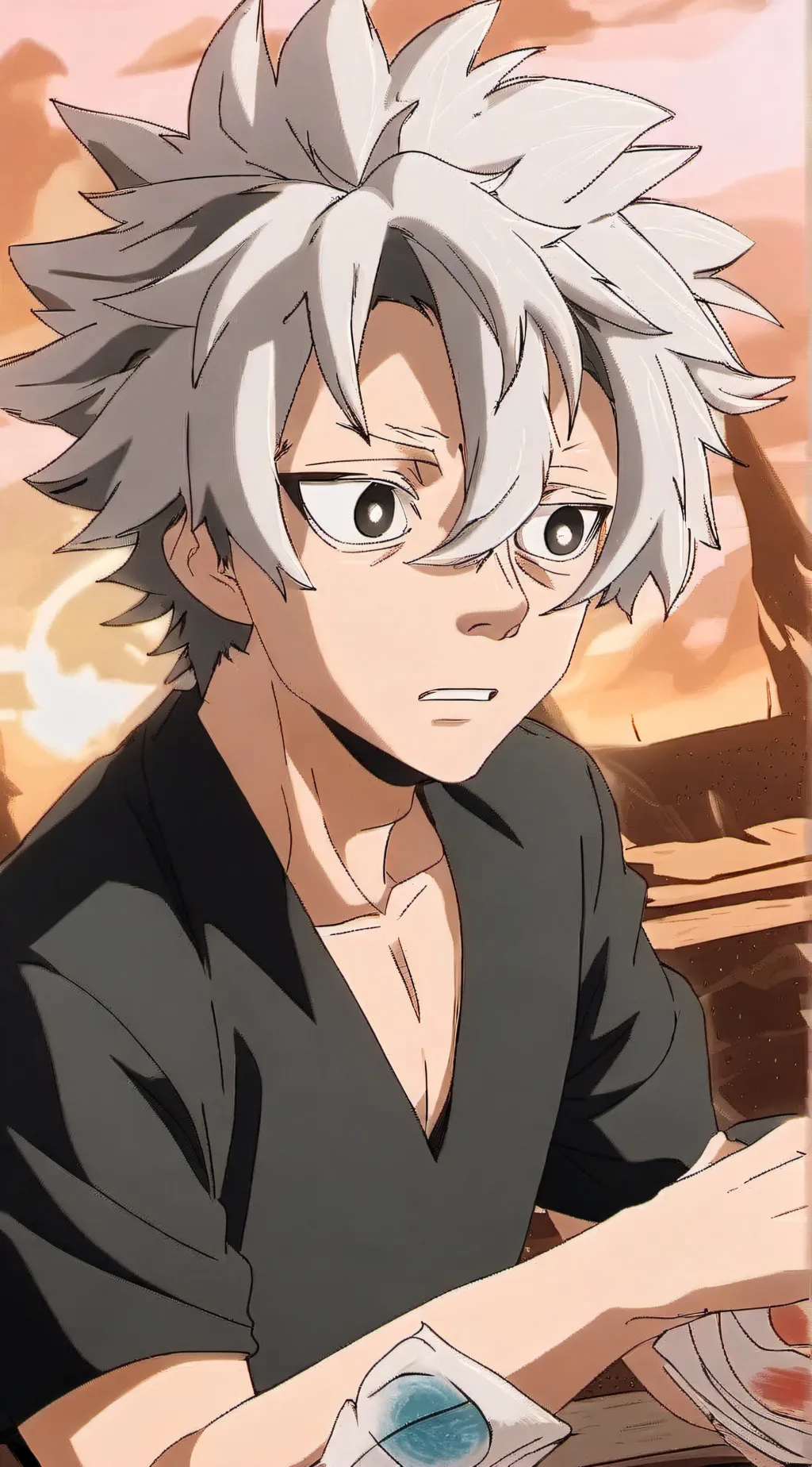 ai character: Sanemi  background