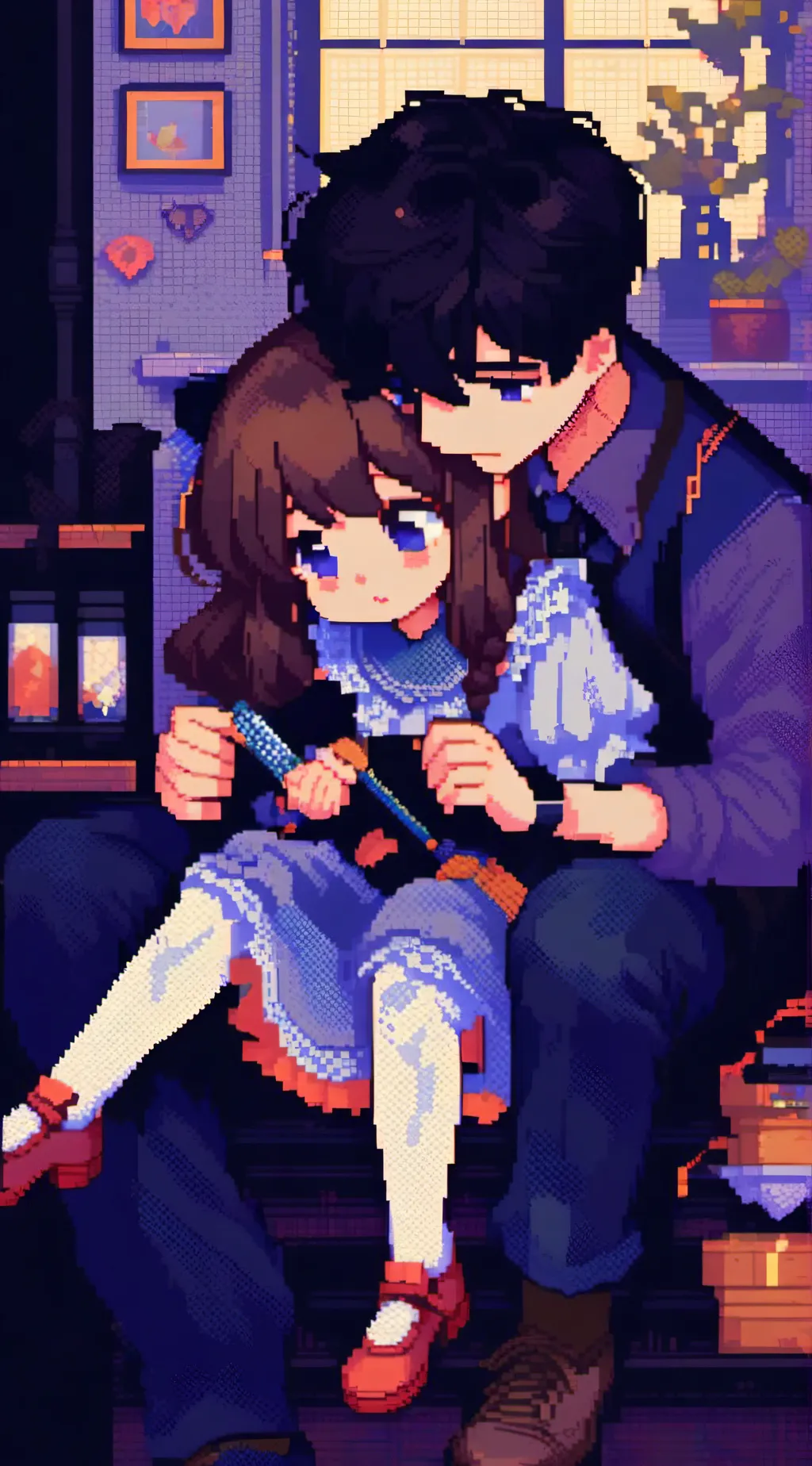 ai character: ella background