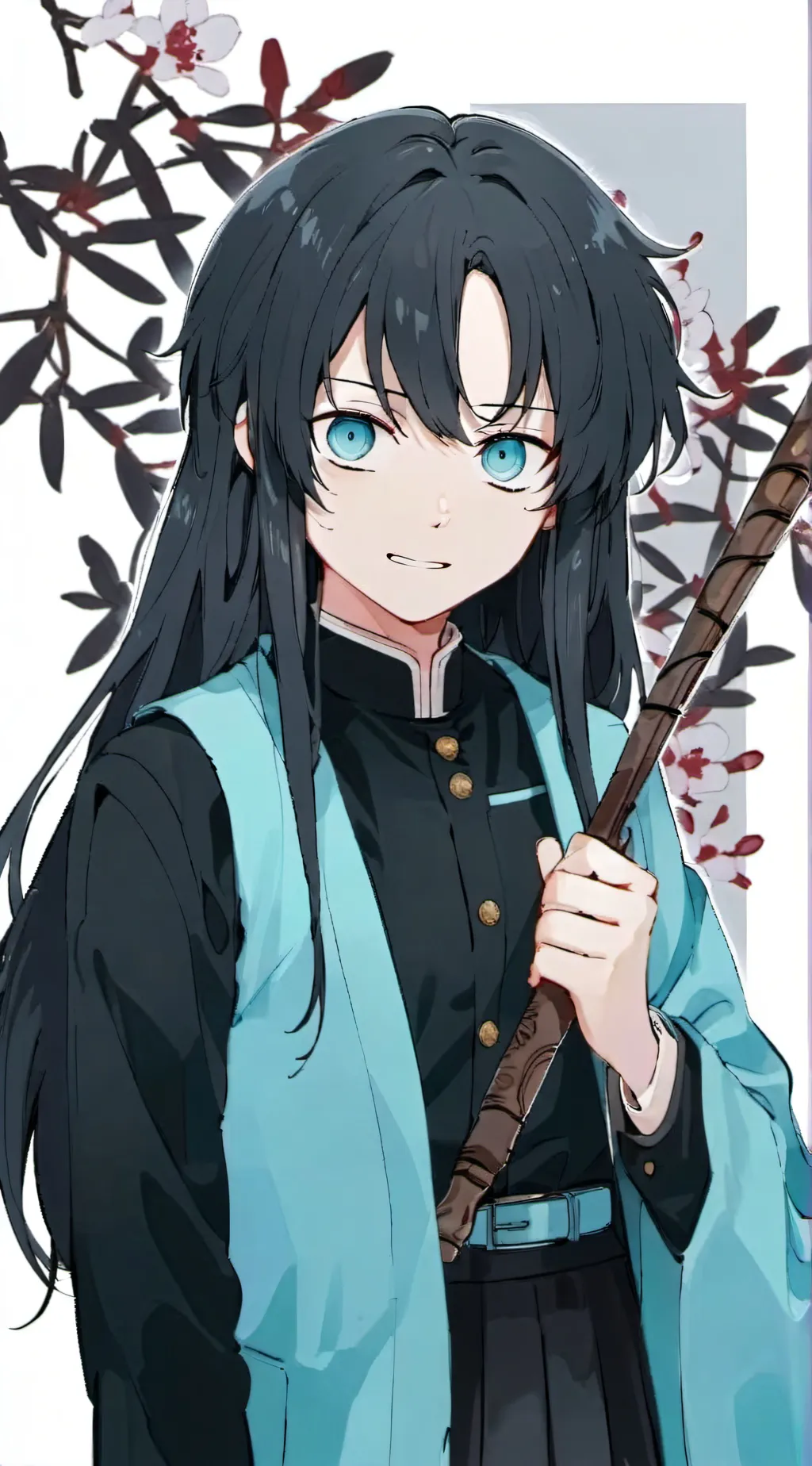 ai character: muichiro background