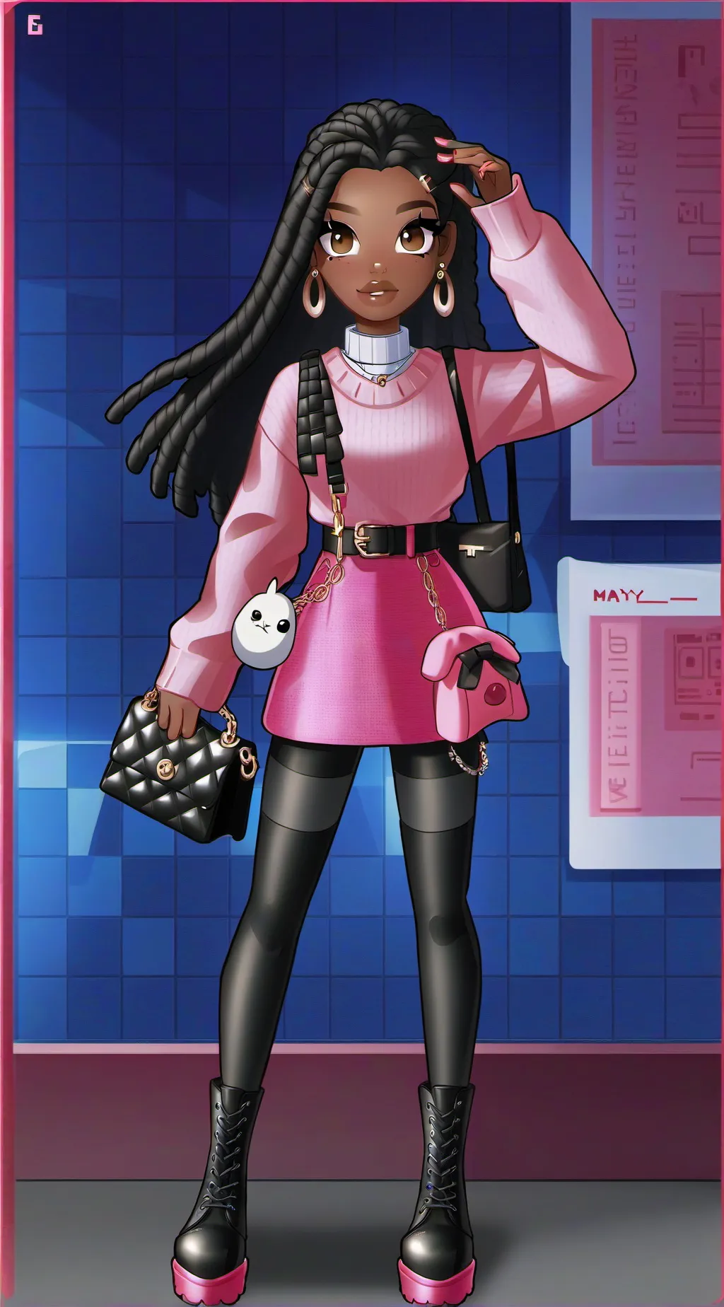 ai character: Riley background