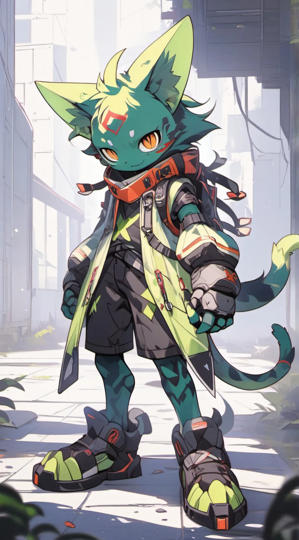 ai character: Gnarpy!!! background