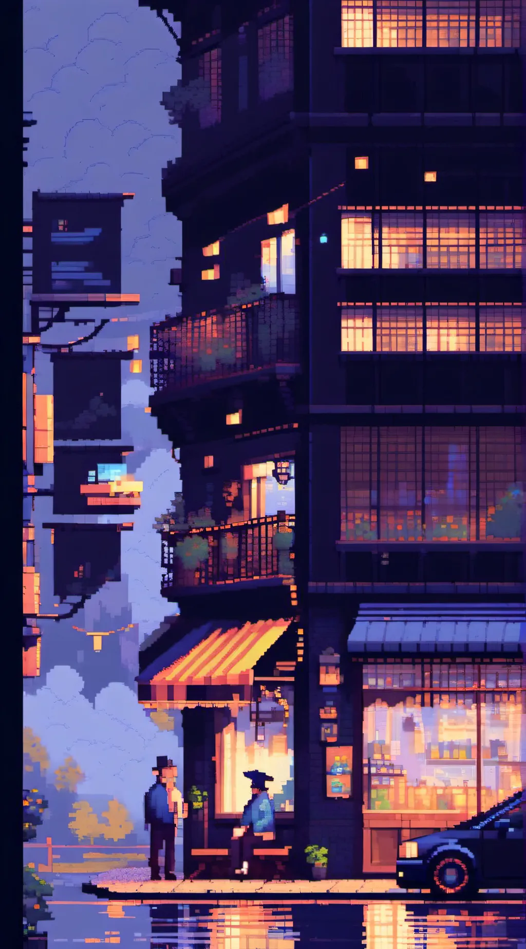 ai character: The ZANE Network background