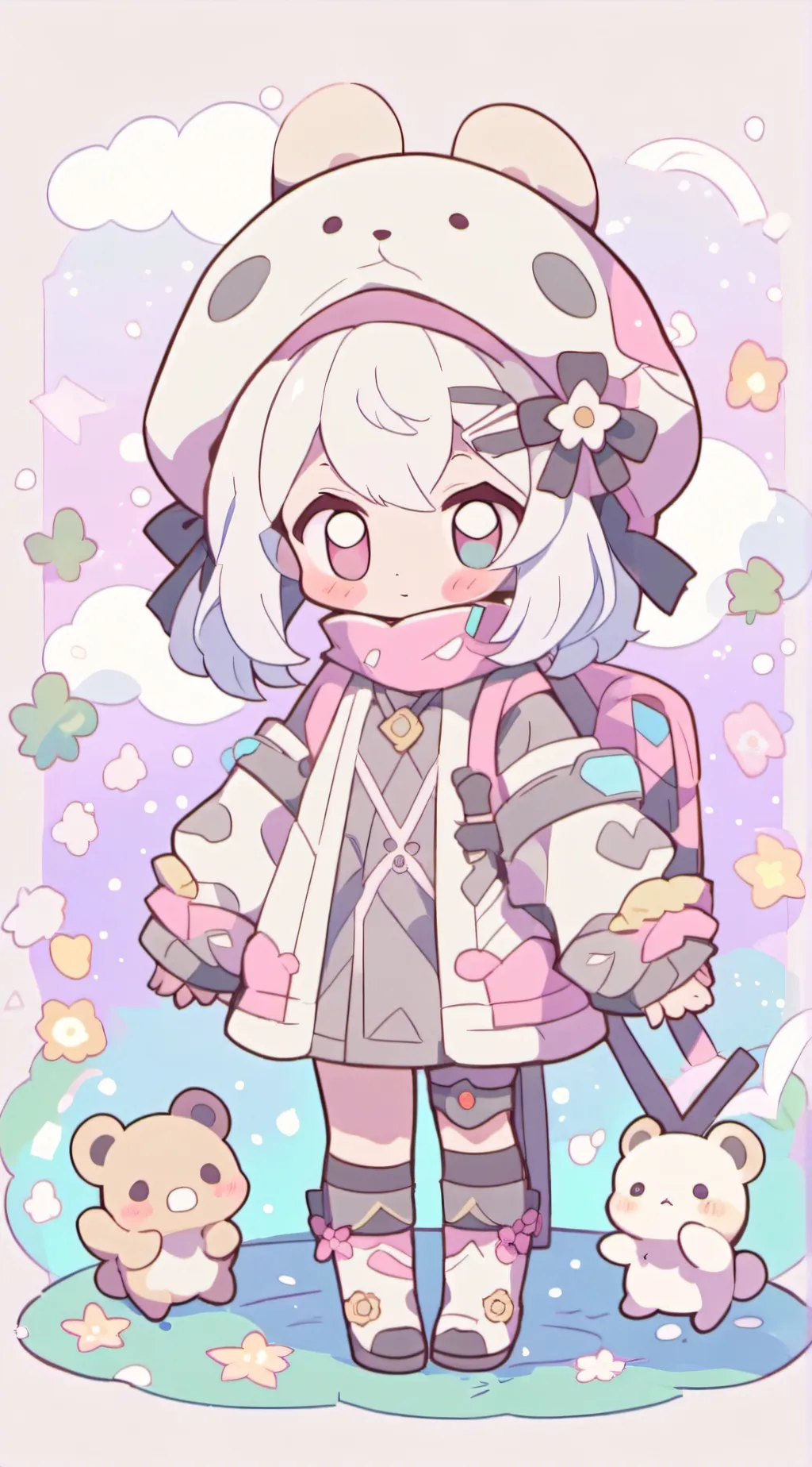 ai character: Kny hangout background