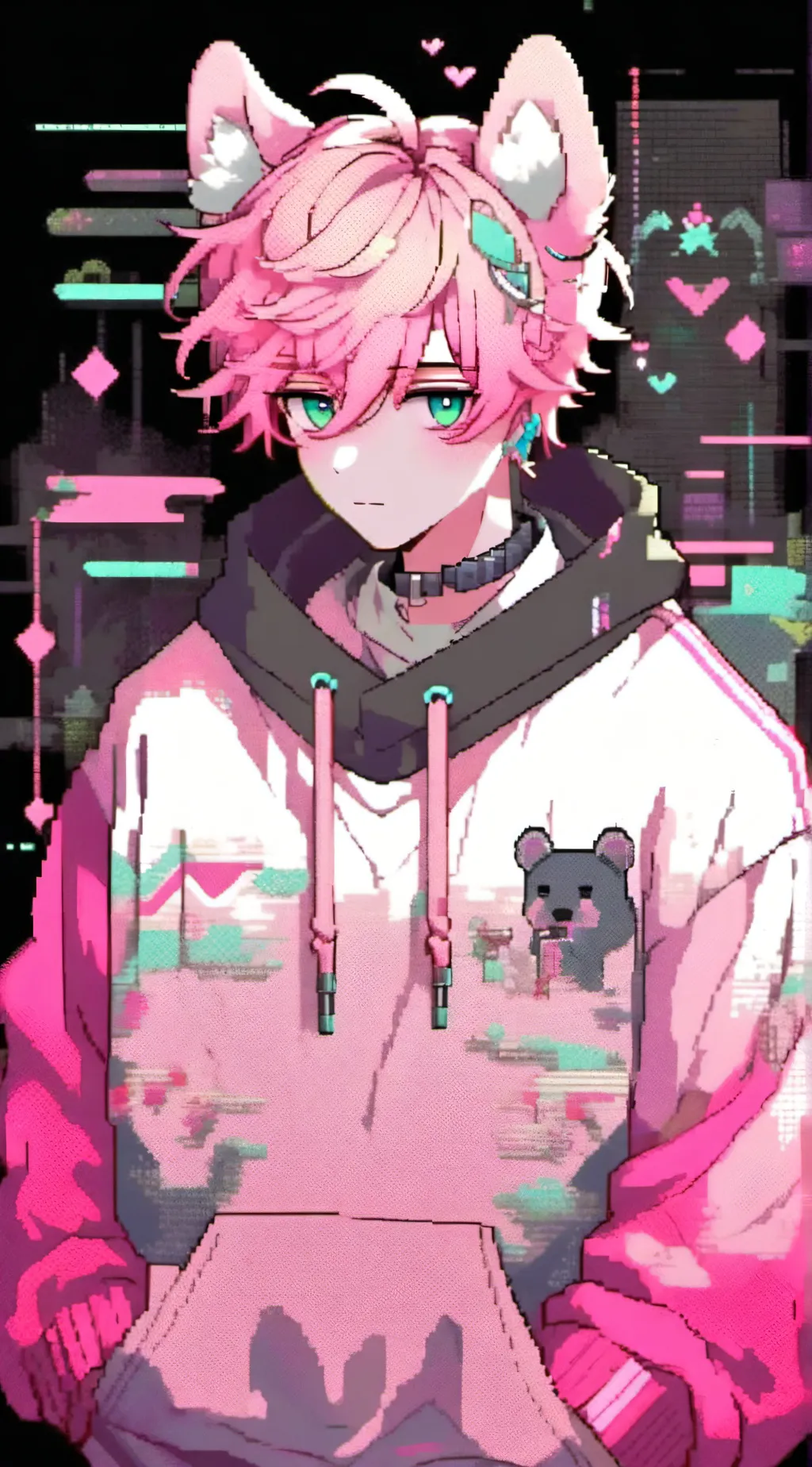 ai character: Kitty  background