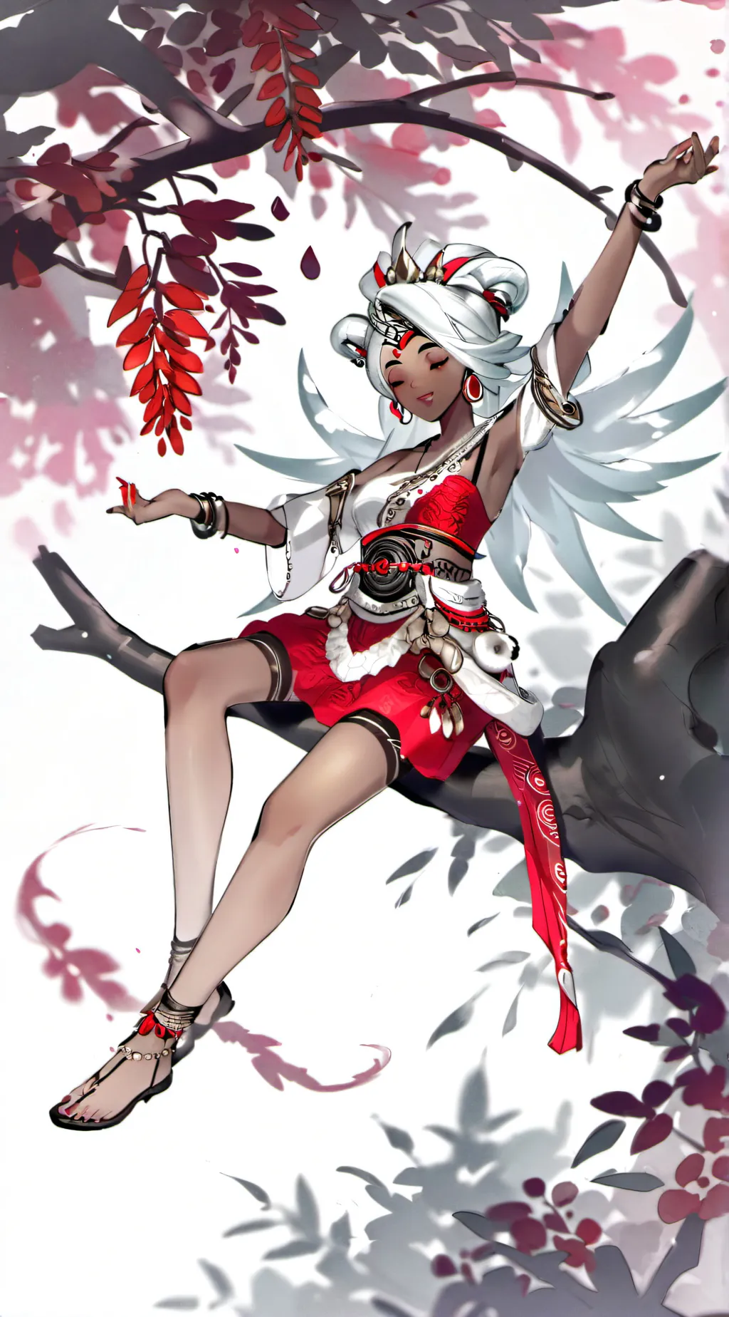 ai character: Olivikai background