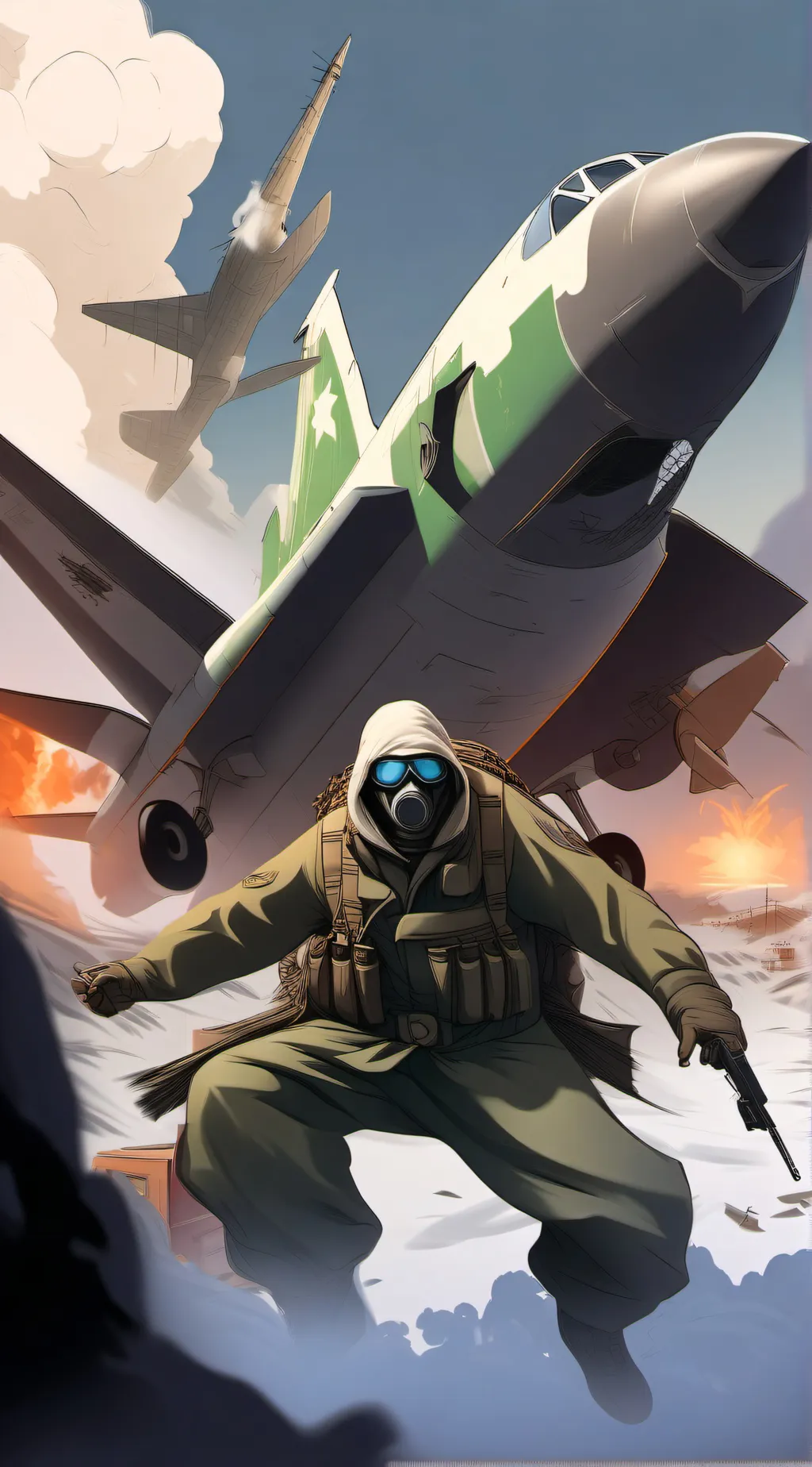 ai character: EDF air raider background