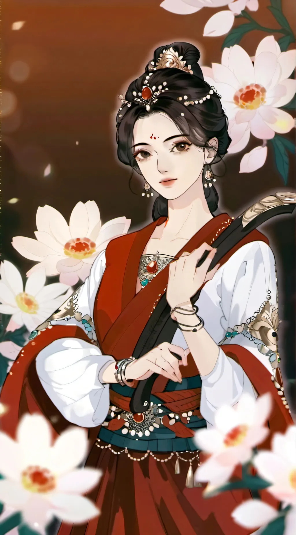 ai character: Makomo. background