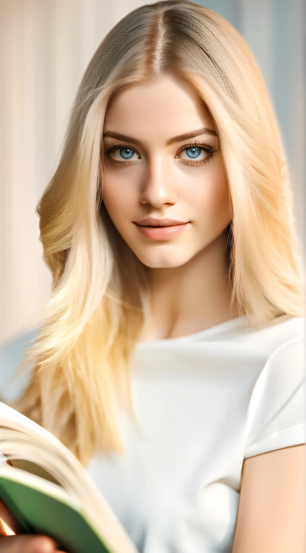 ai character: Blu background