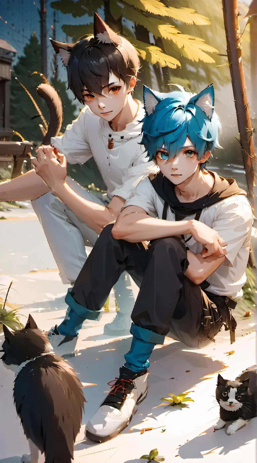 ai character: Vincent and milo background