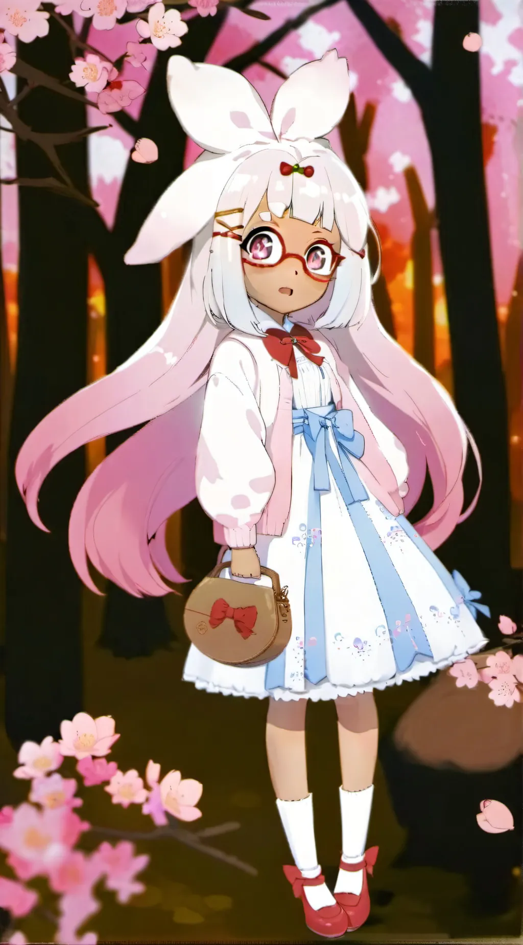ai character: Bubblegum background