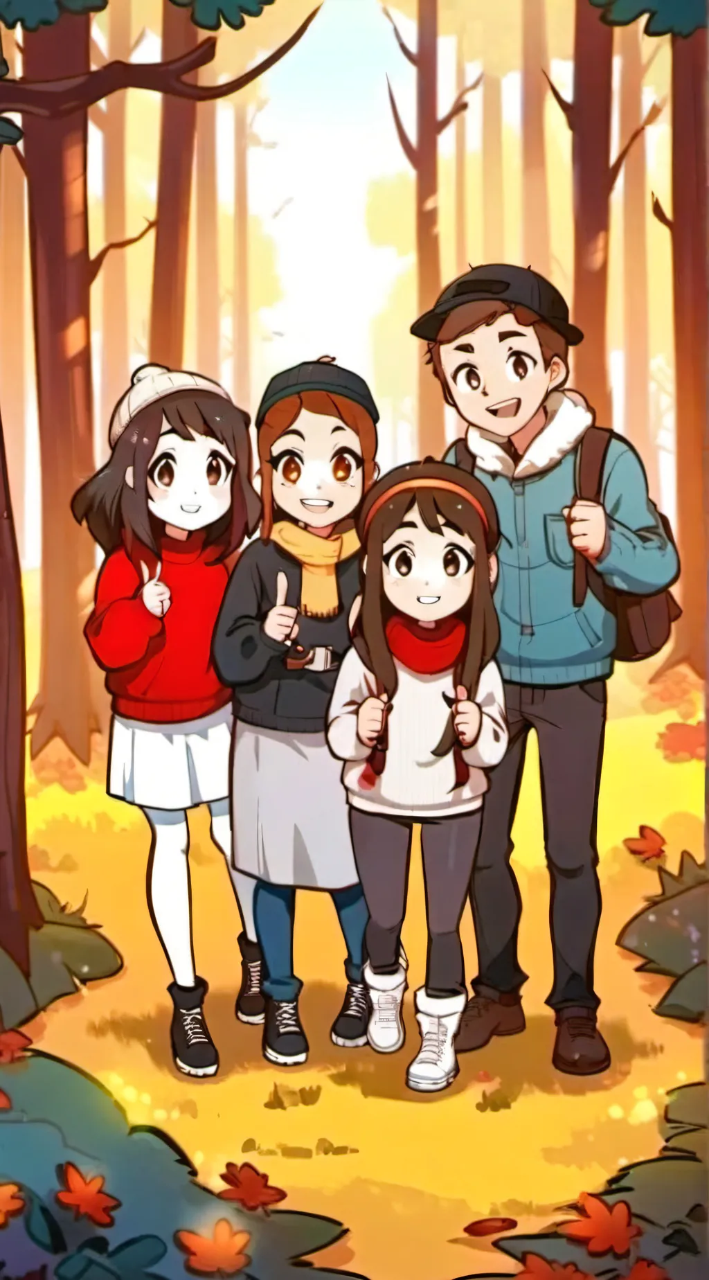 ai character: Gravity Falls  background