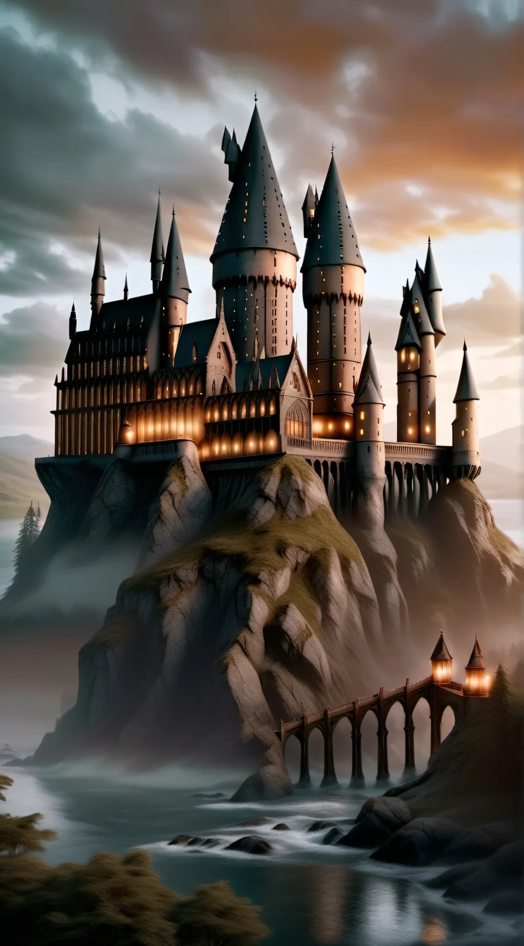 ai character: Hogwarts movie 4 background