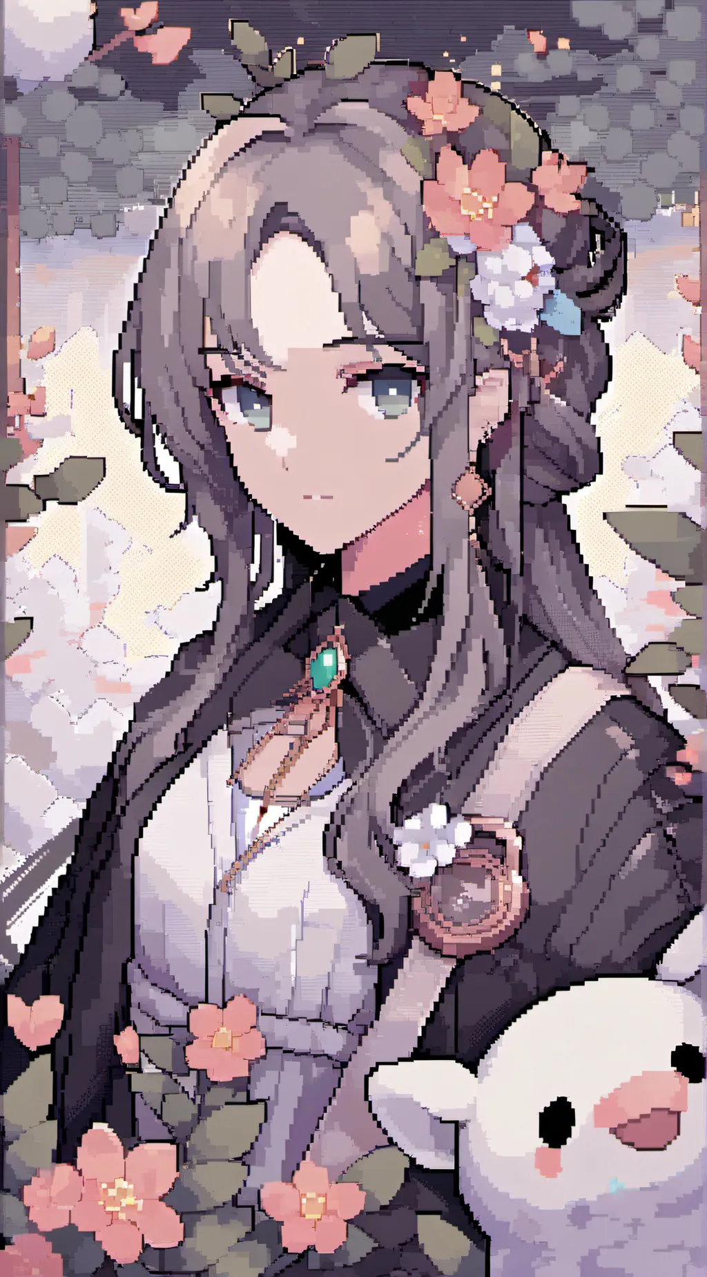 ai character: Luna  background