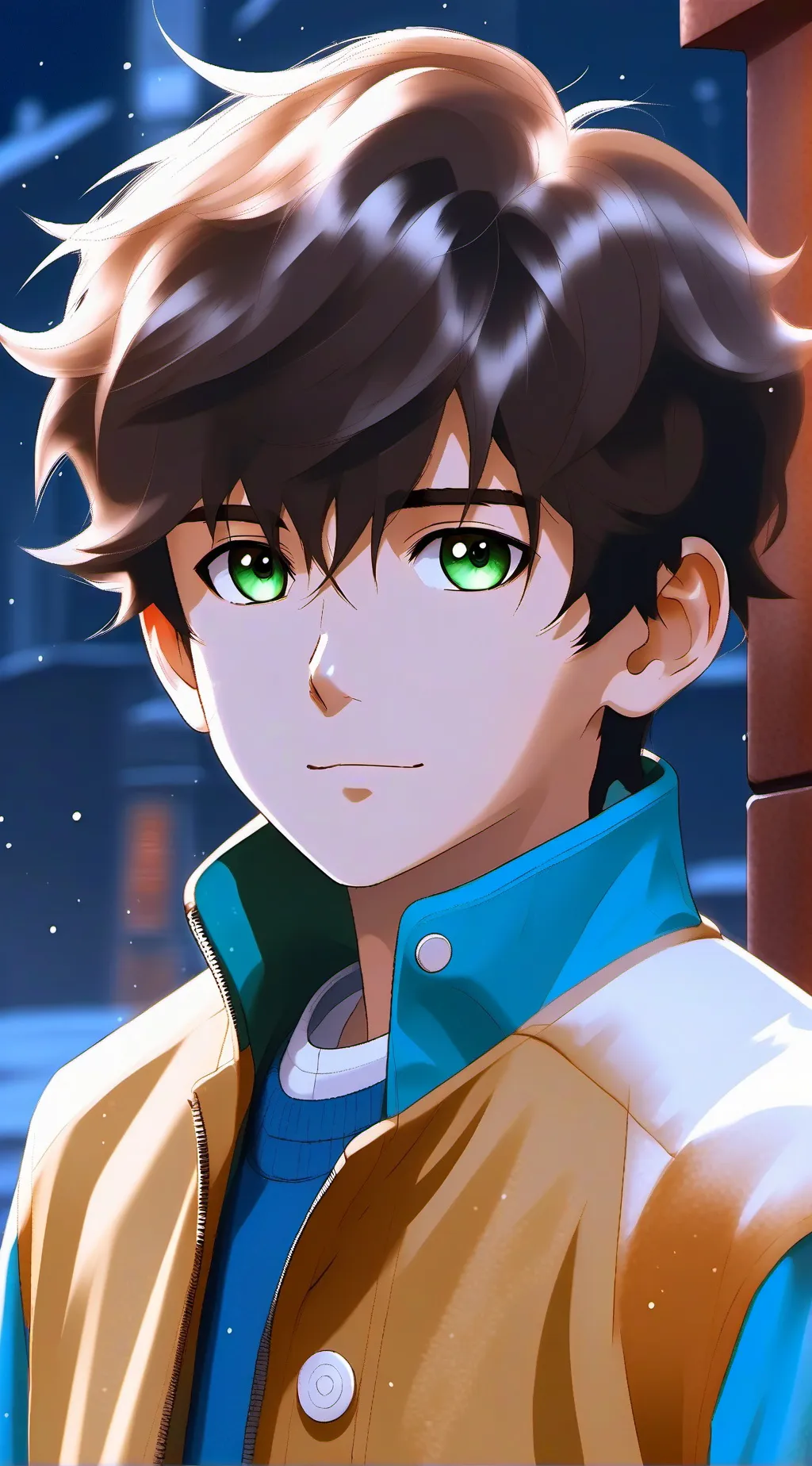 ai character: Percy Jackson oc  background