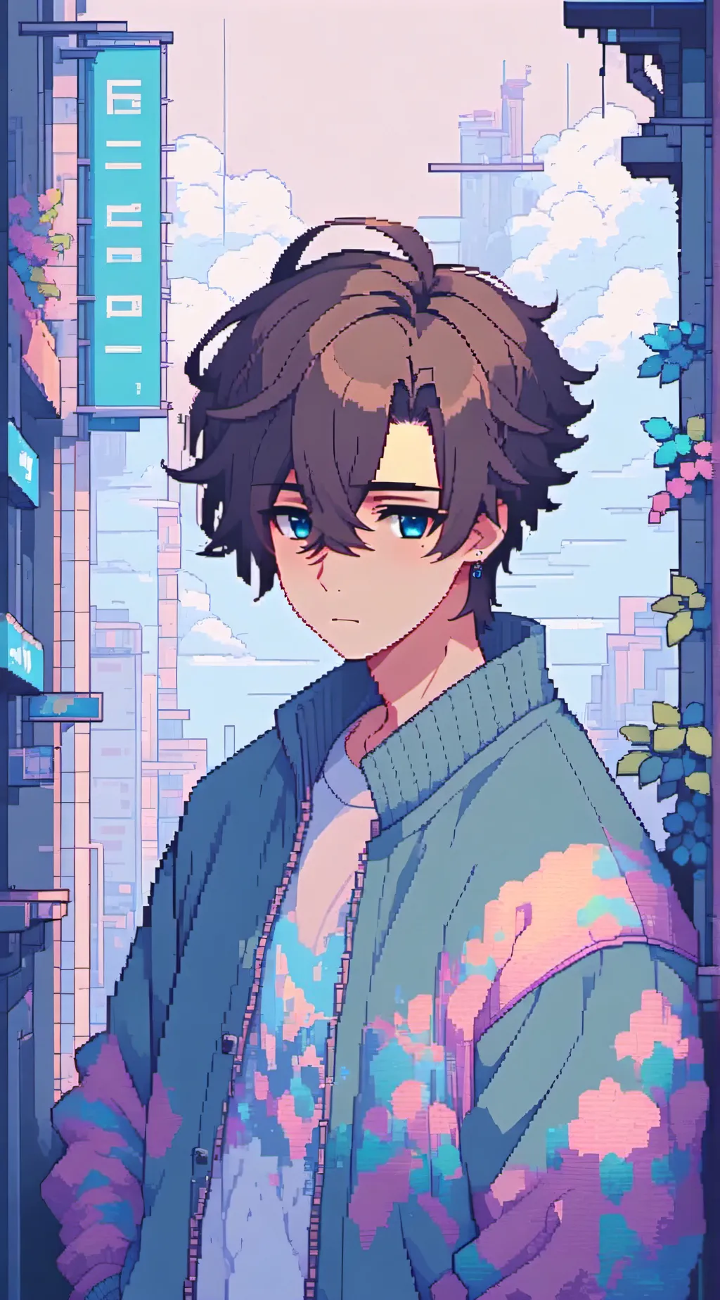 ai character: Michael afton  background