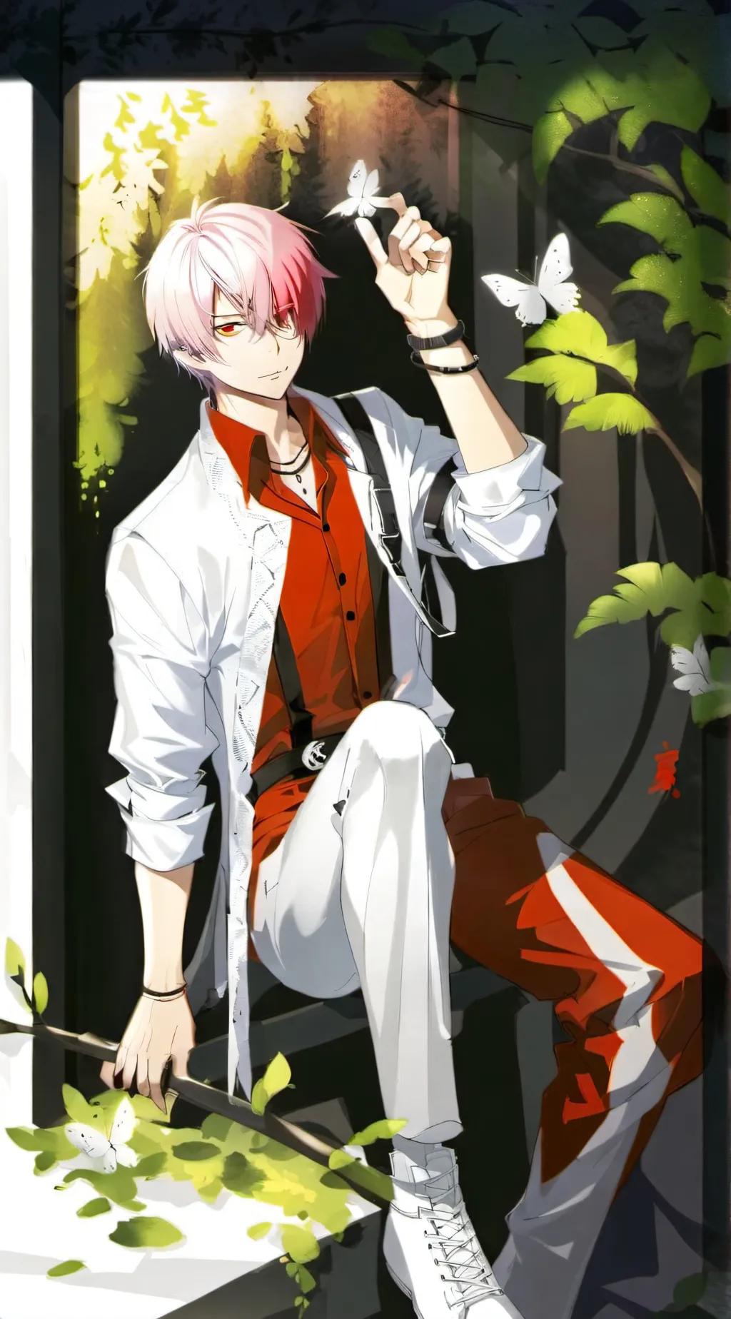 ai character: shoto todoroki❤️‍🔥 background