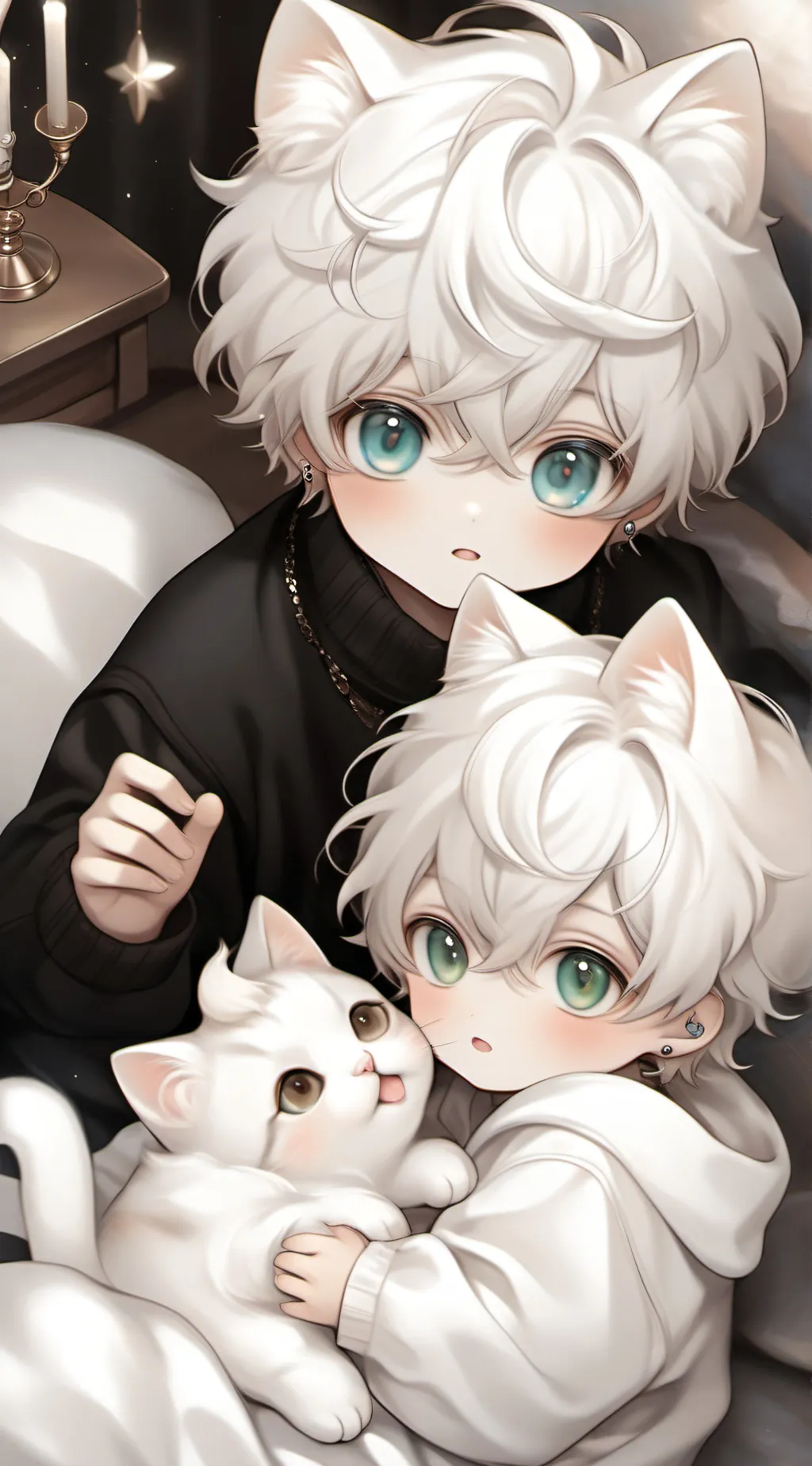 ai character: Mike and Alex background