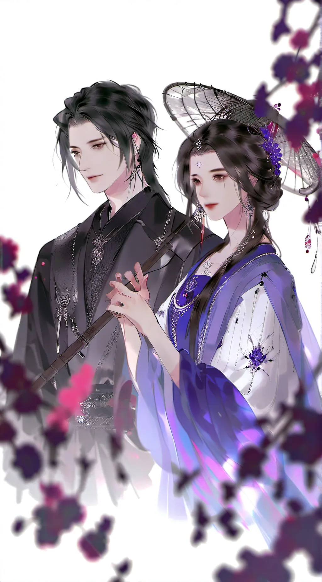 ai character: Muzan and talmyo  background