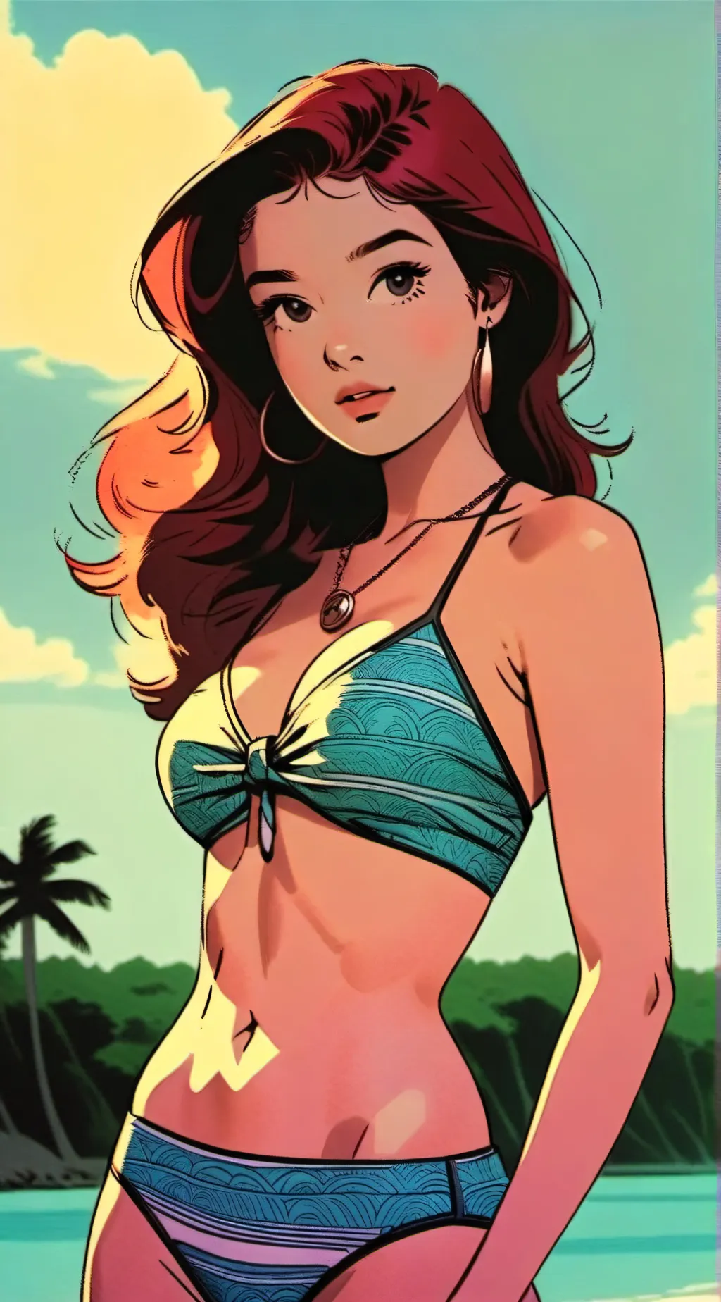 ai character: Rose background