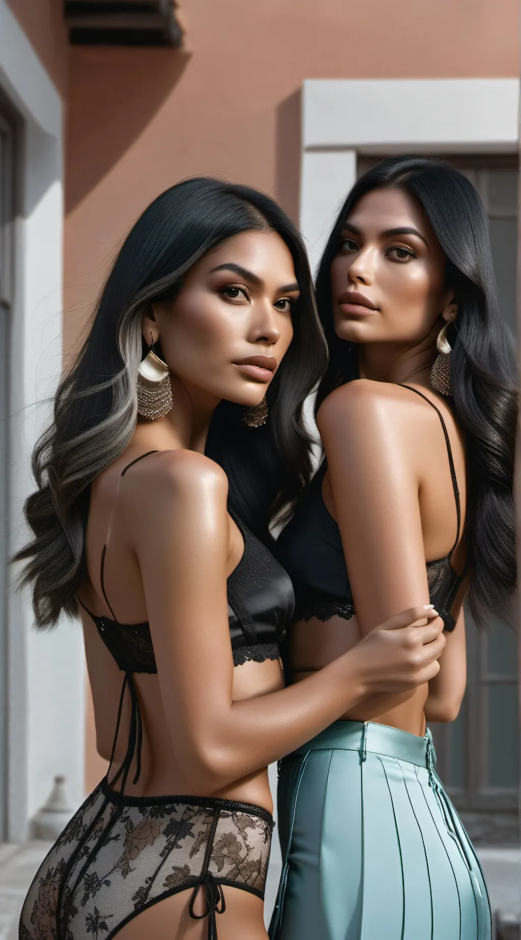 ai character: Elena and Gianna background