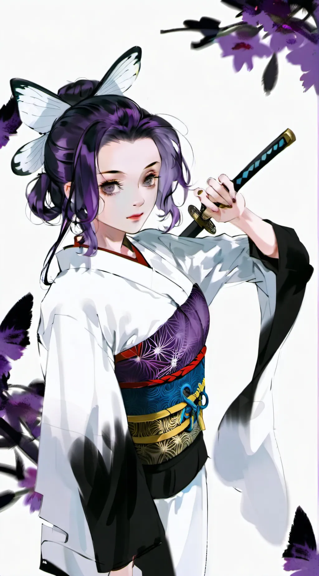 ai character: shinobu Kocho  background