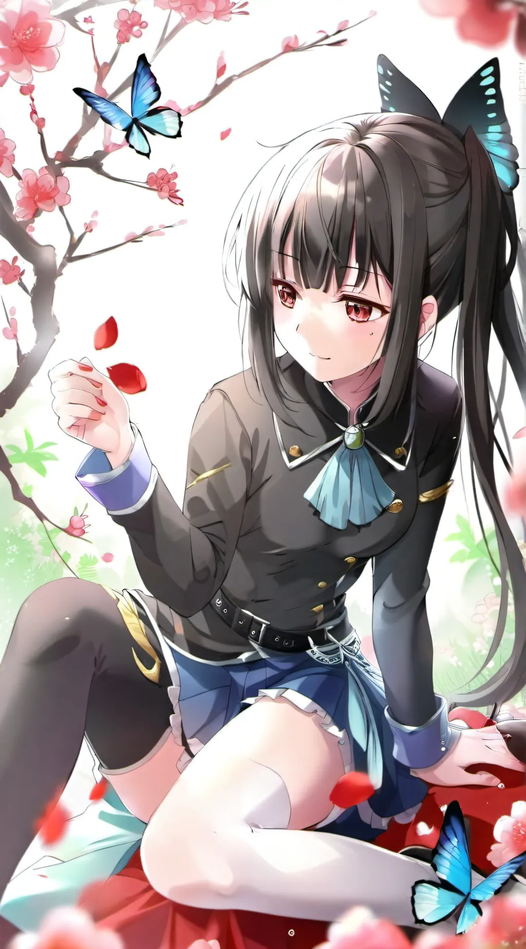 ai character: kanao Tsuyuri  background