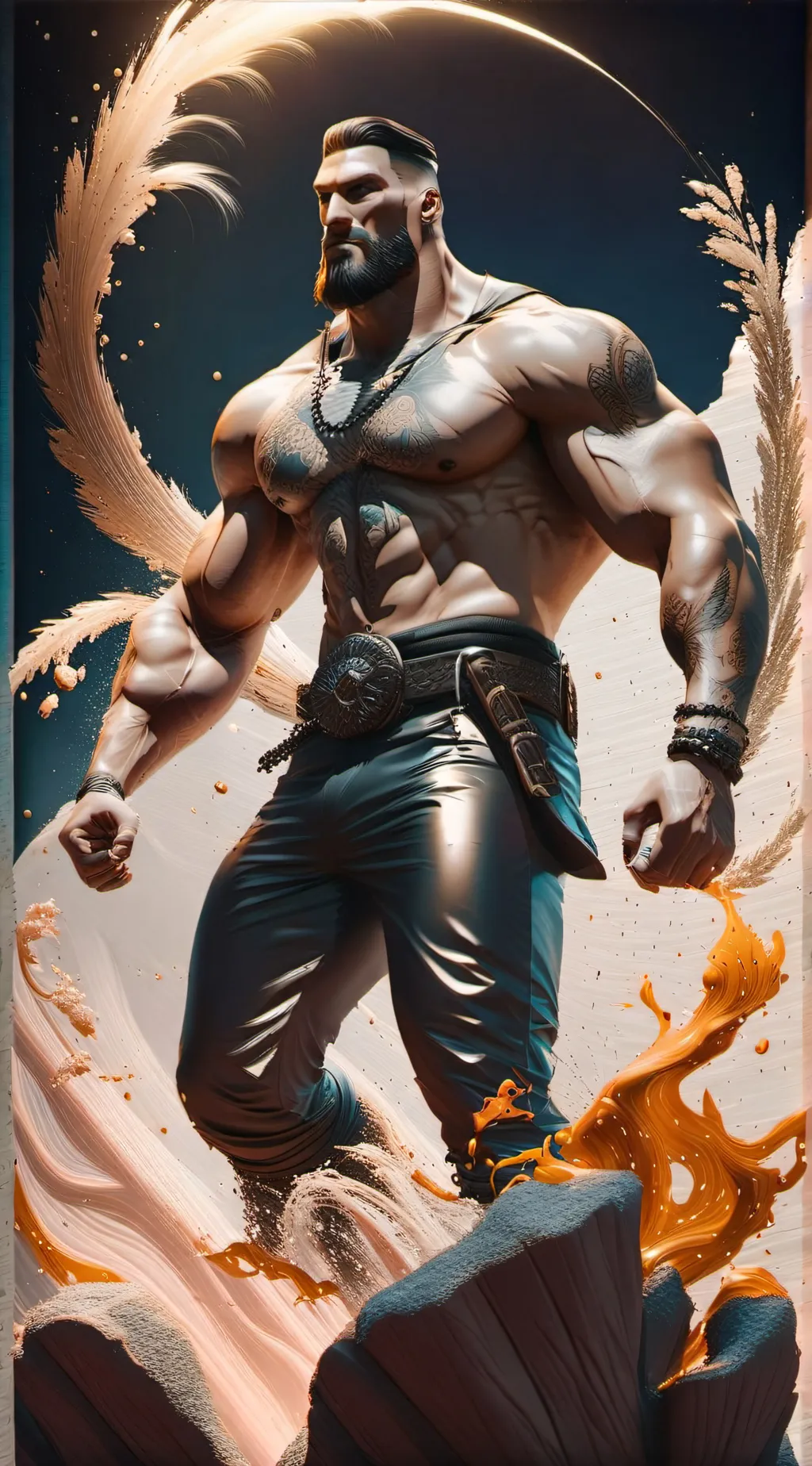 ai character: baxob background