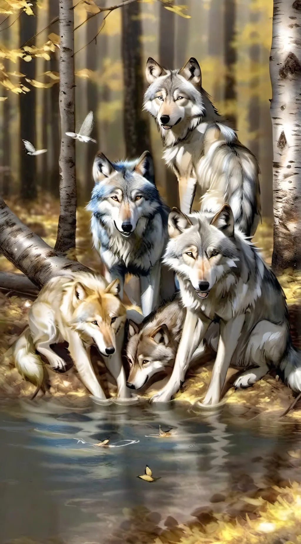 ai character: The Møon Wølves background