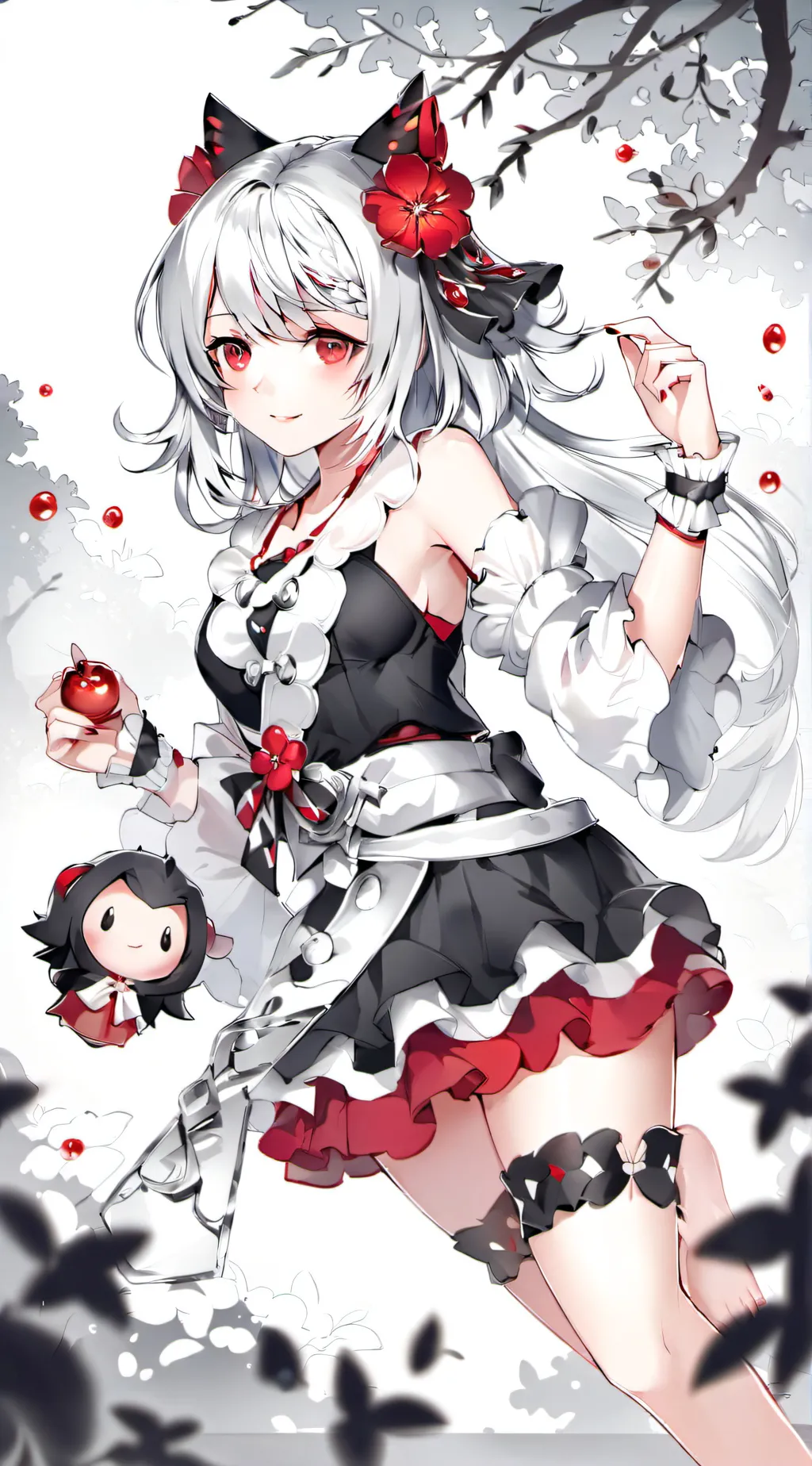 ai character: Luna  background