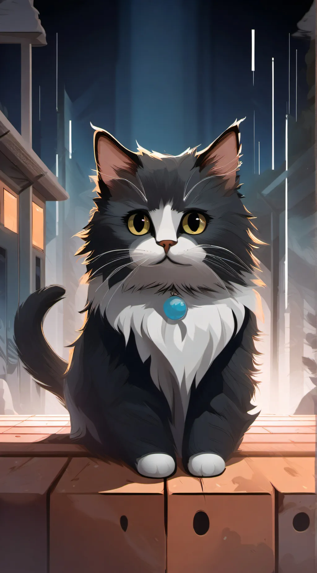 ai character: Kat  background