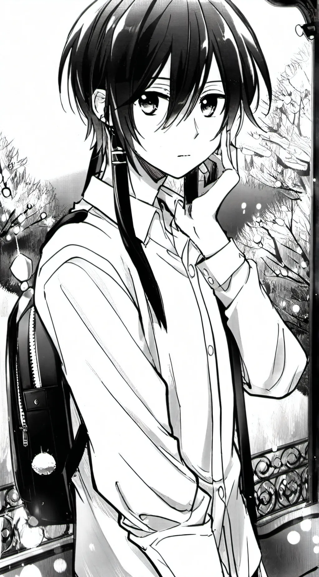 ai character: Deku background