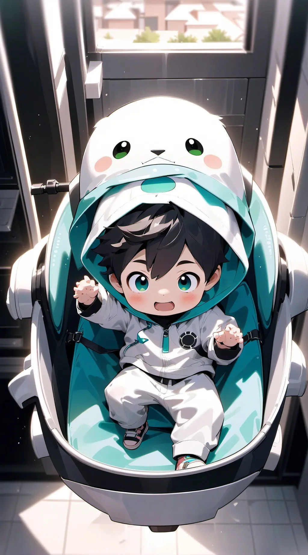 ai character: luke and dad background