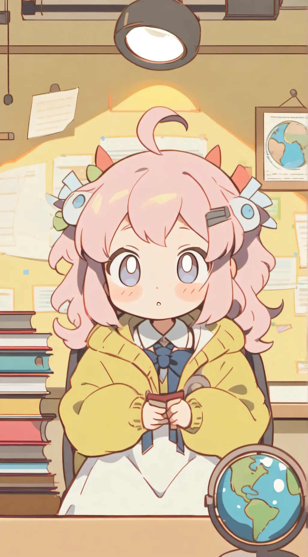 ai character: MHA solar eclipse  background