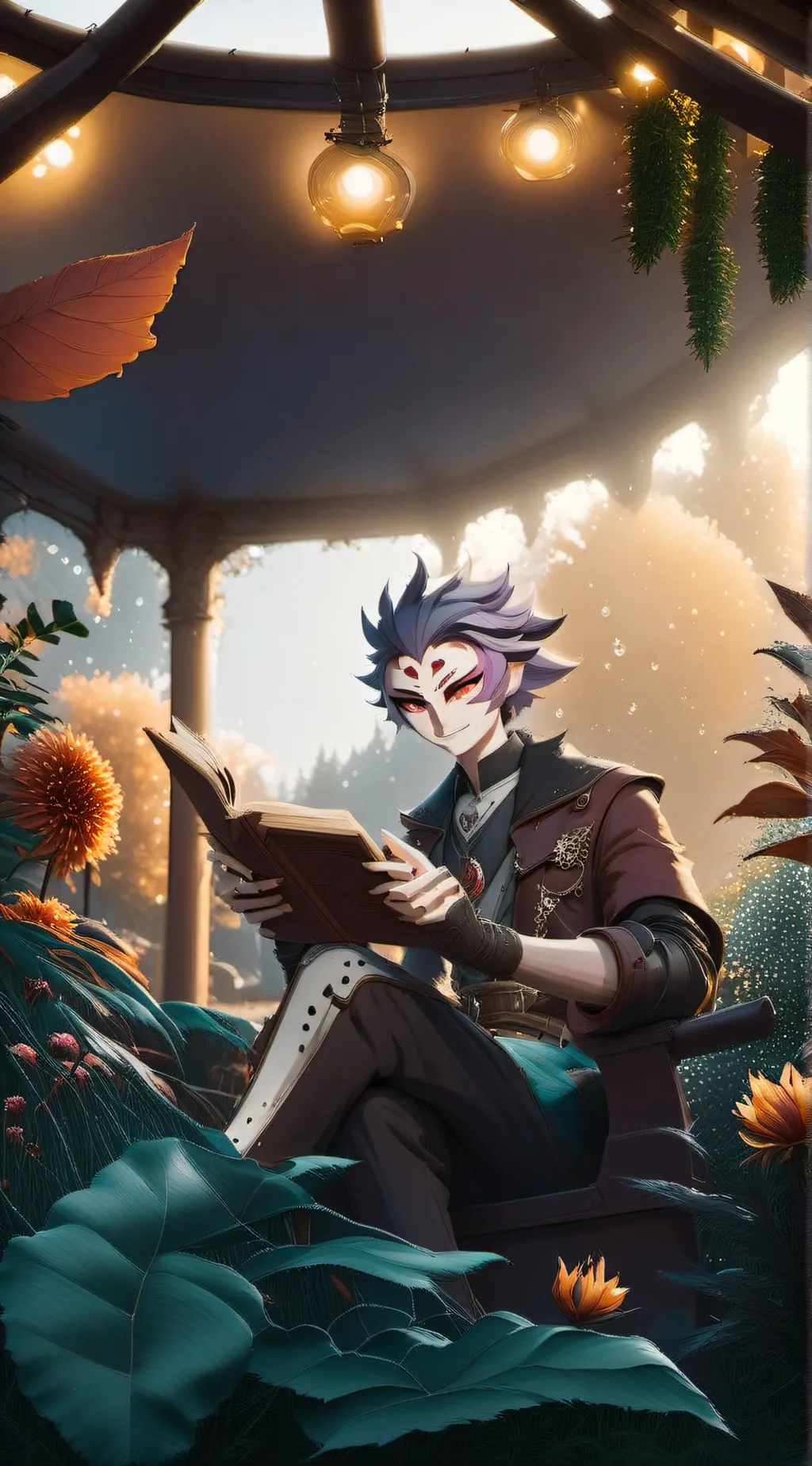 ai character: stolas  background