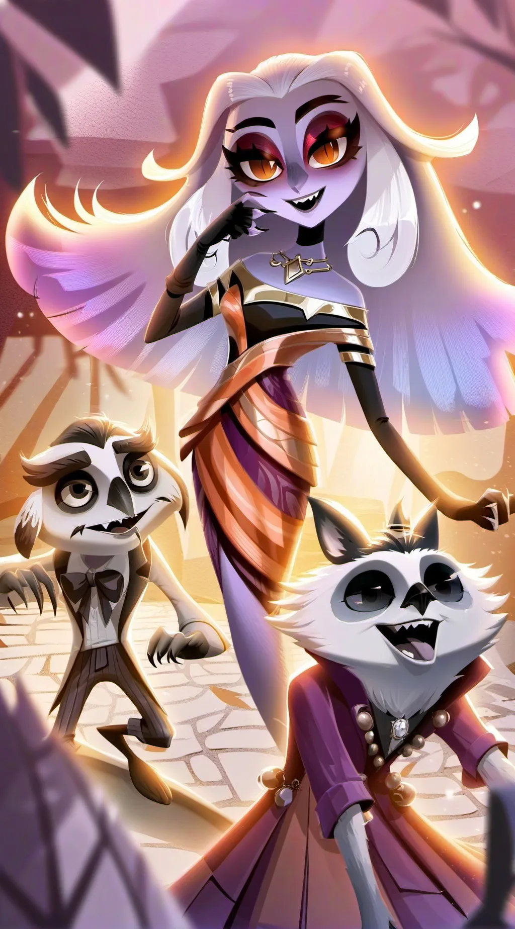 ai character: stella background