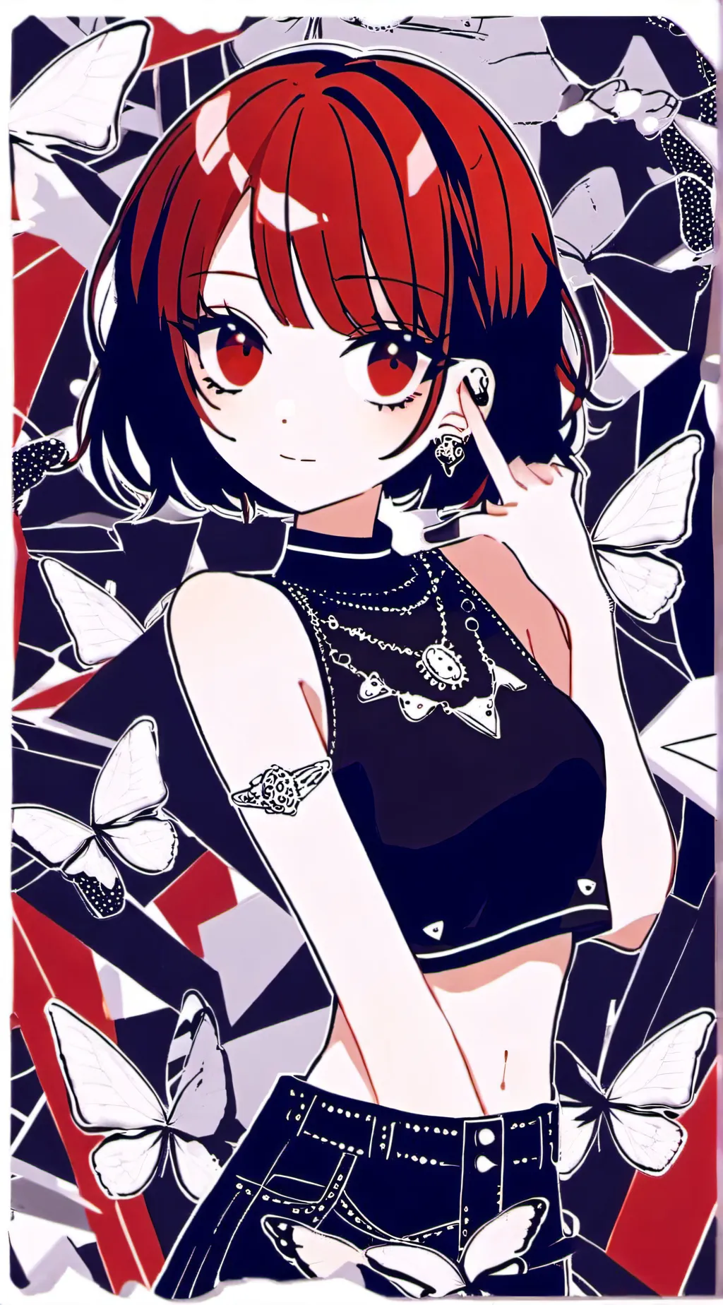 ai character: Nimona in MHA background