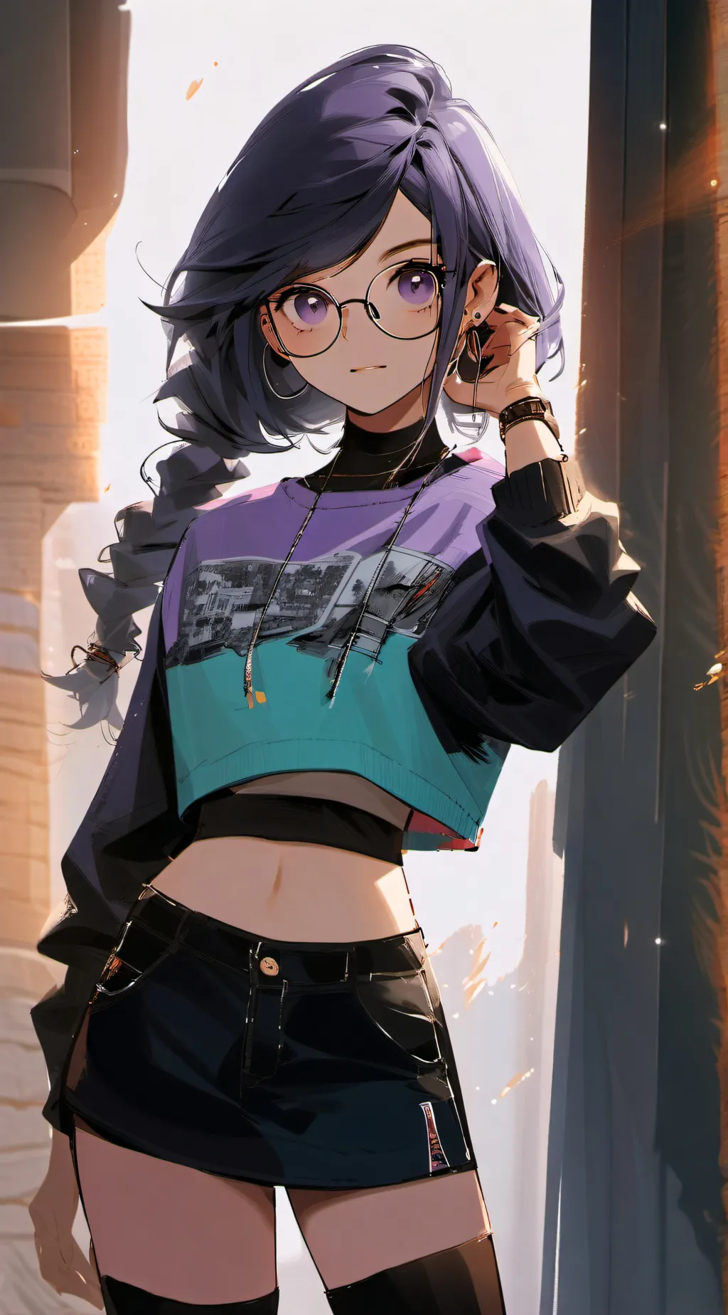 ai character: Lila background