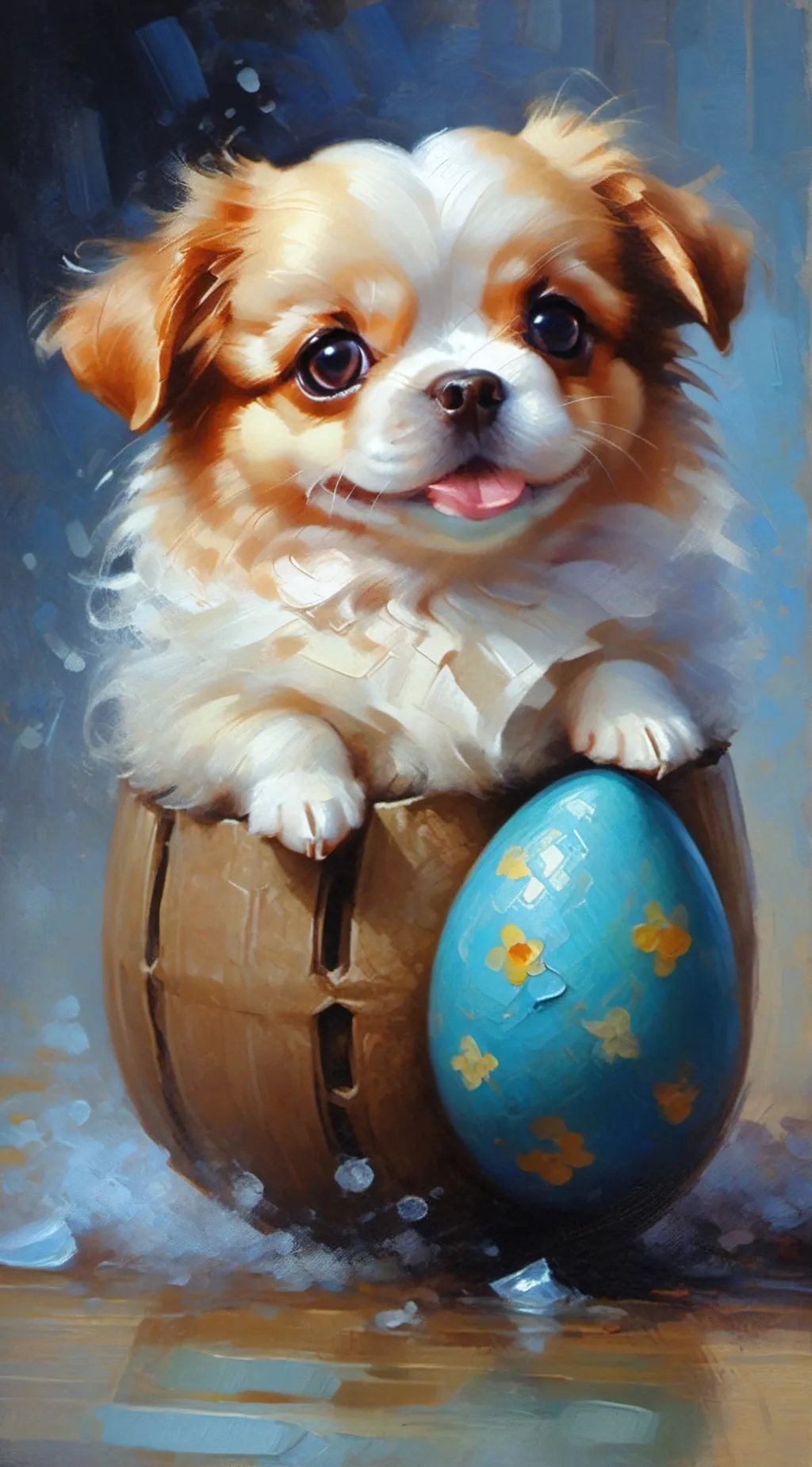 ai character: A MAN BEST FRIEND background