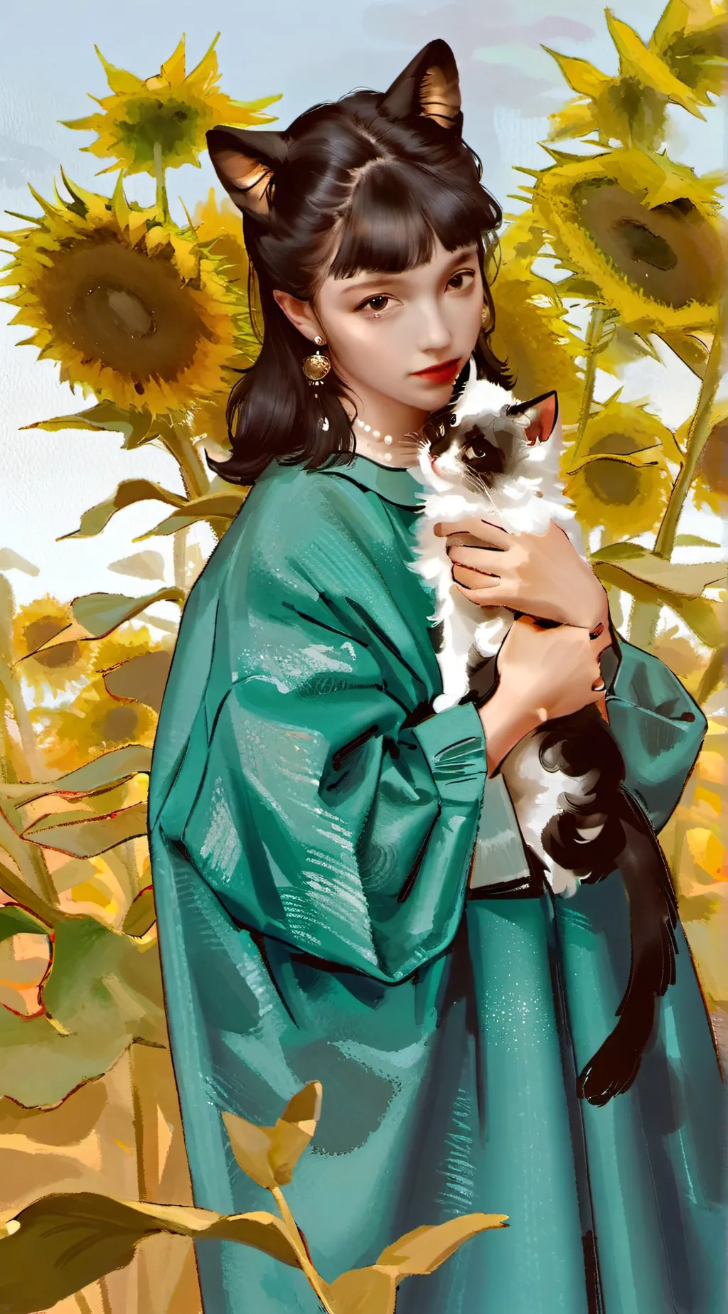 ai character: My cat that died background