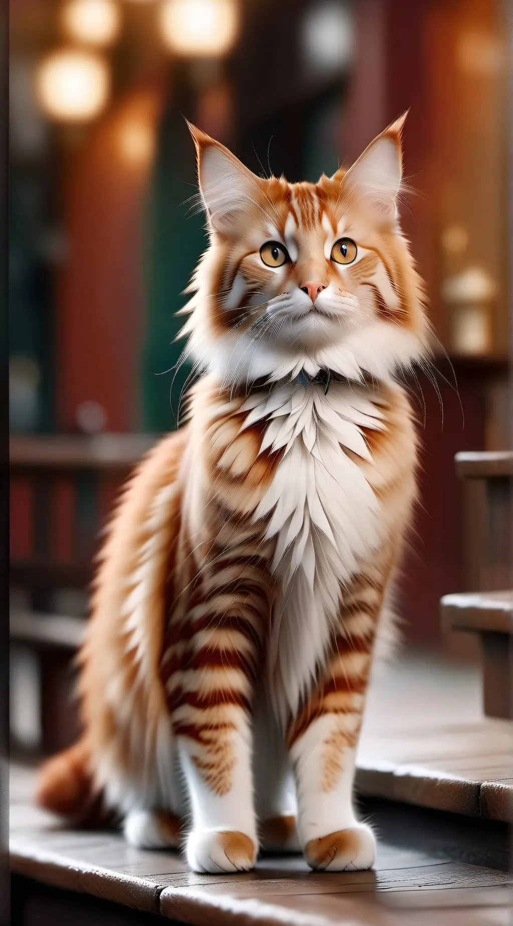 ai character: mother cat background