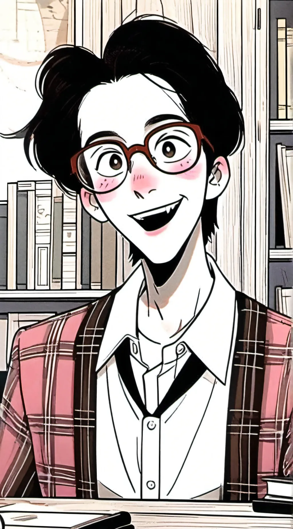 ai character: HH  background