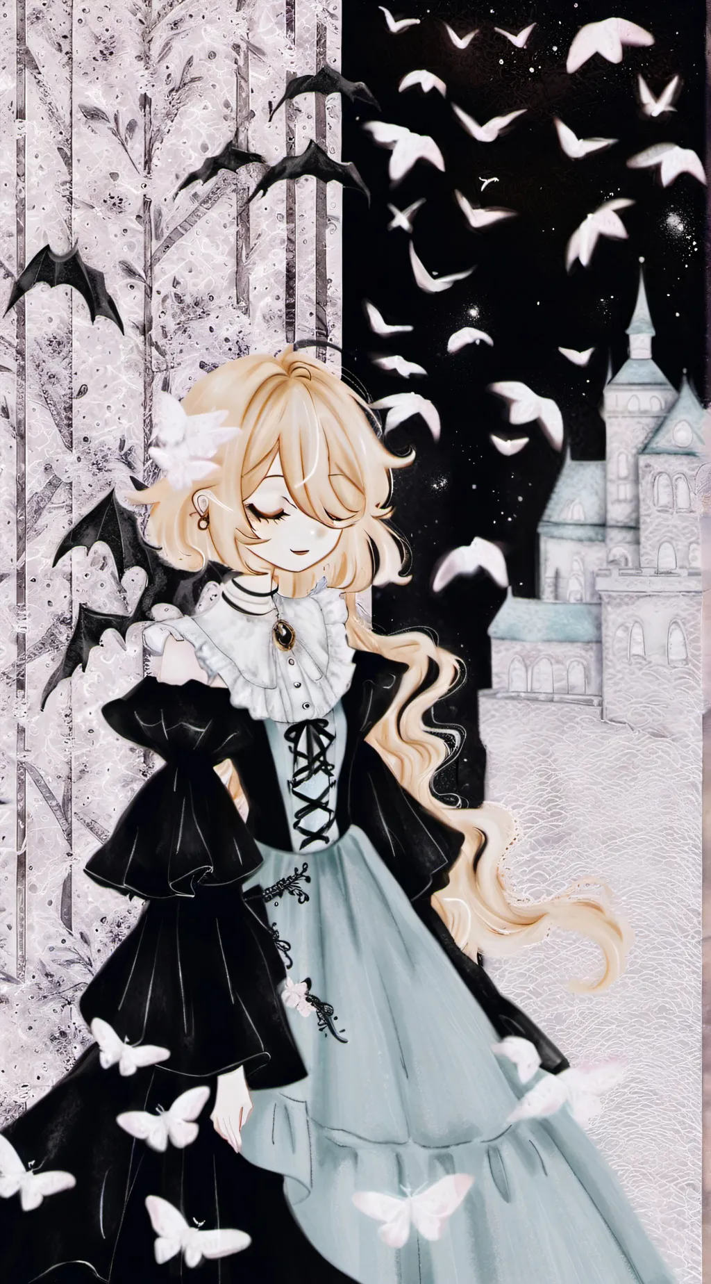 ai character: Black clover background